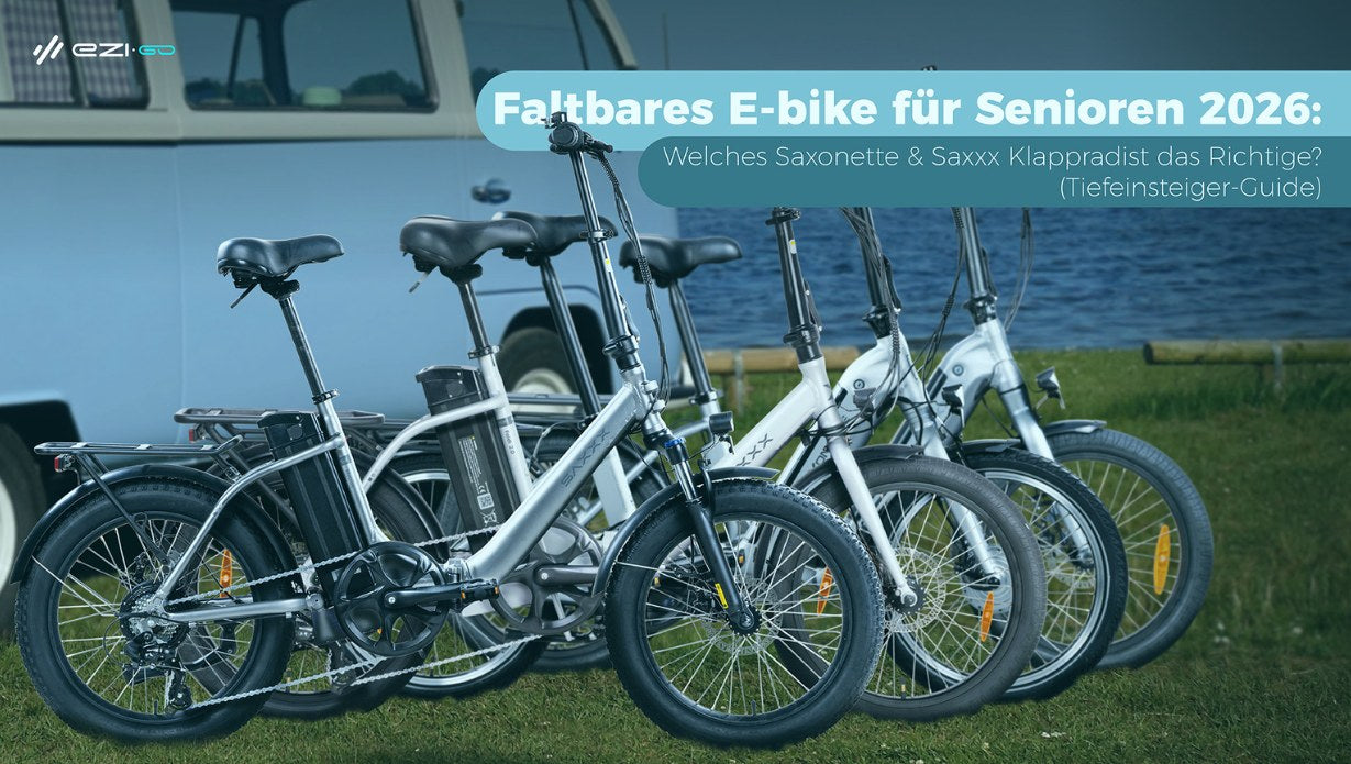 Faltbares E-Bike fr Senioren 2026: Saxonette & Saxxx Klapprad Guide