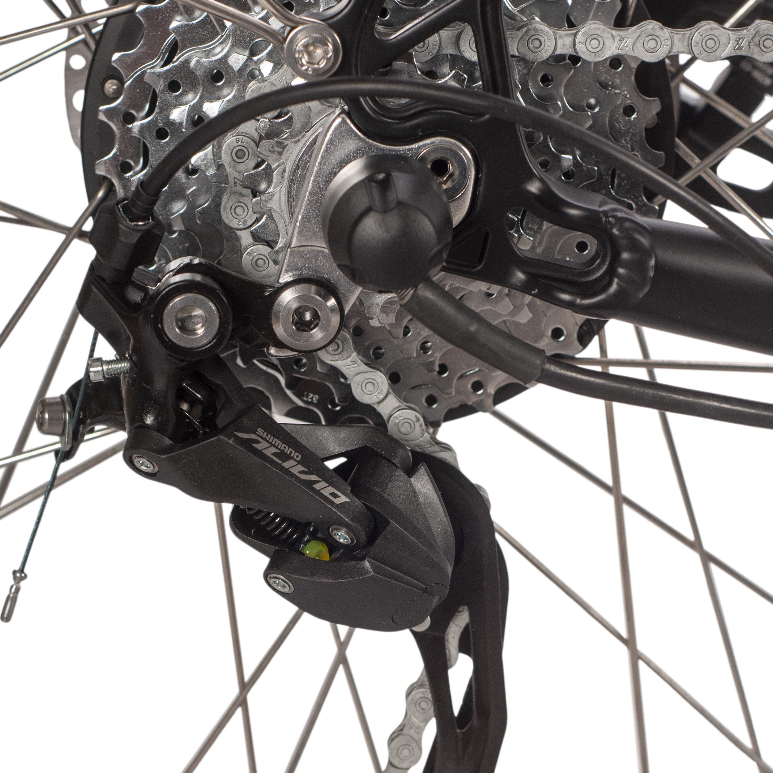 SAXXX E-Bike X-Road 5.0 E-Trekkingbike, 9 Gang Shimano, Kettenschaltung, Hinterradmotor, 468 Wh AKKU, Scheibenbremsen, Federgabel