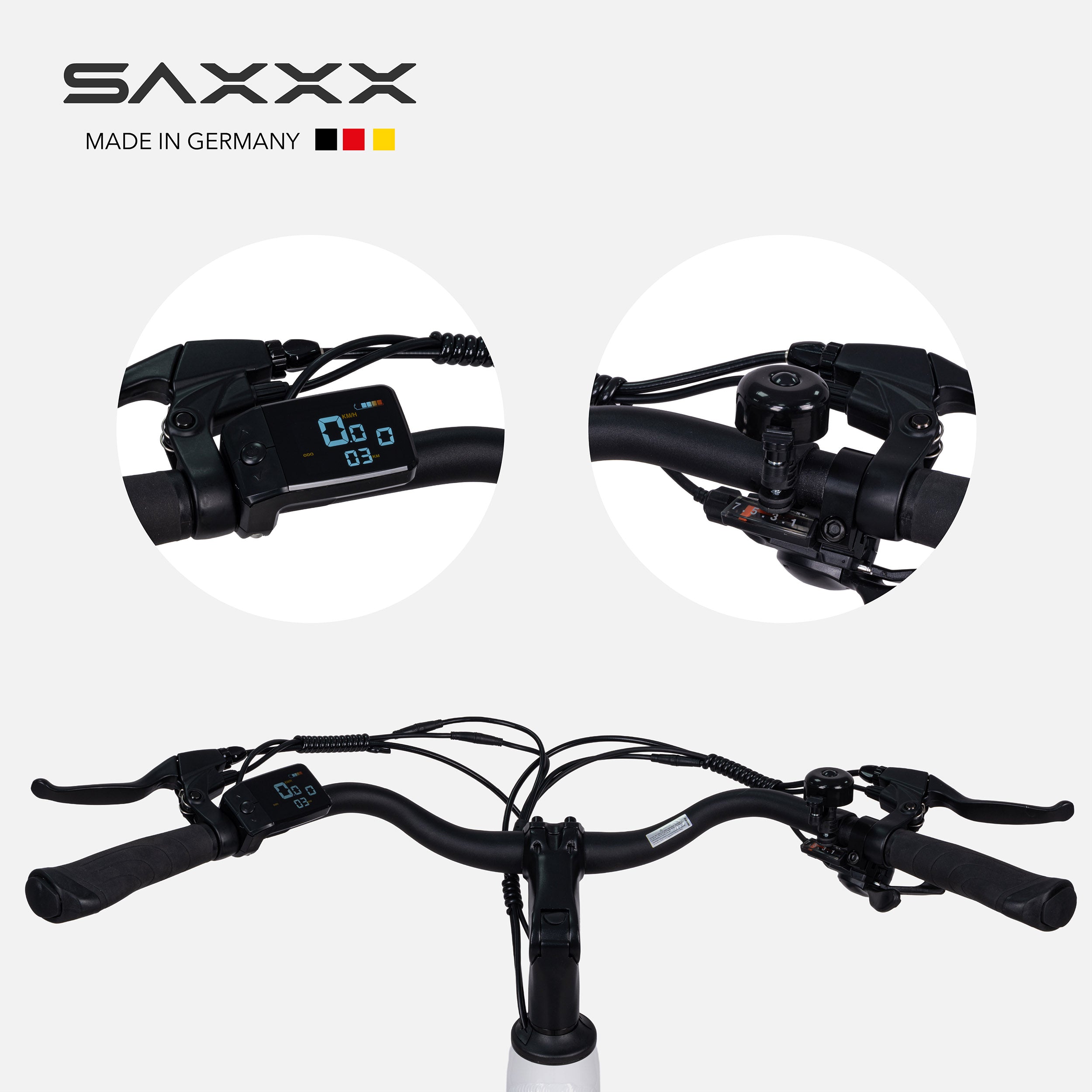 SAXXX E-bike Comfort Sport Easy, 90km, Scheibenbremse