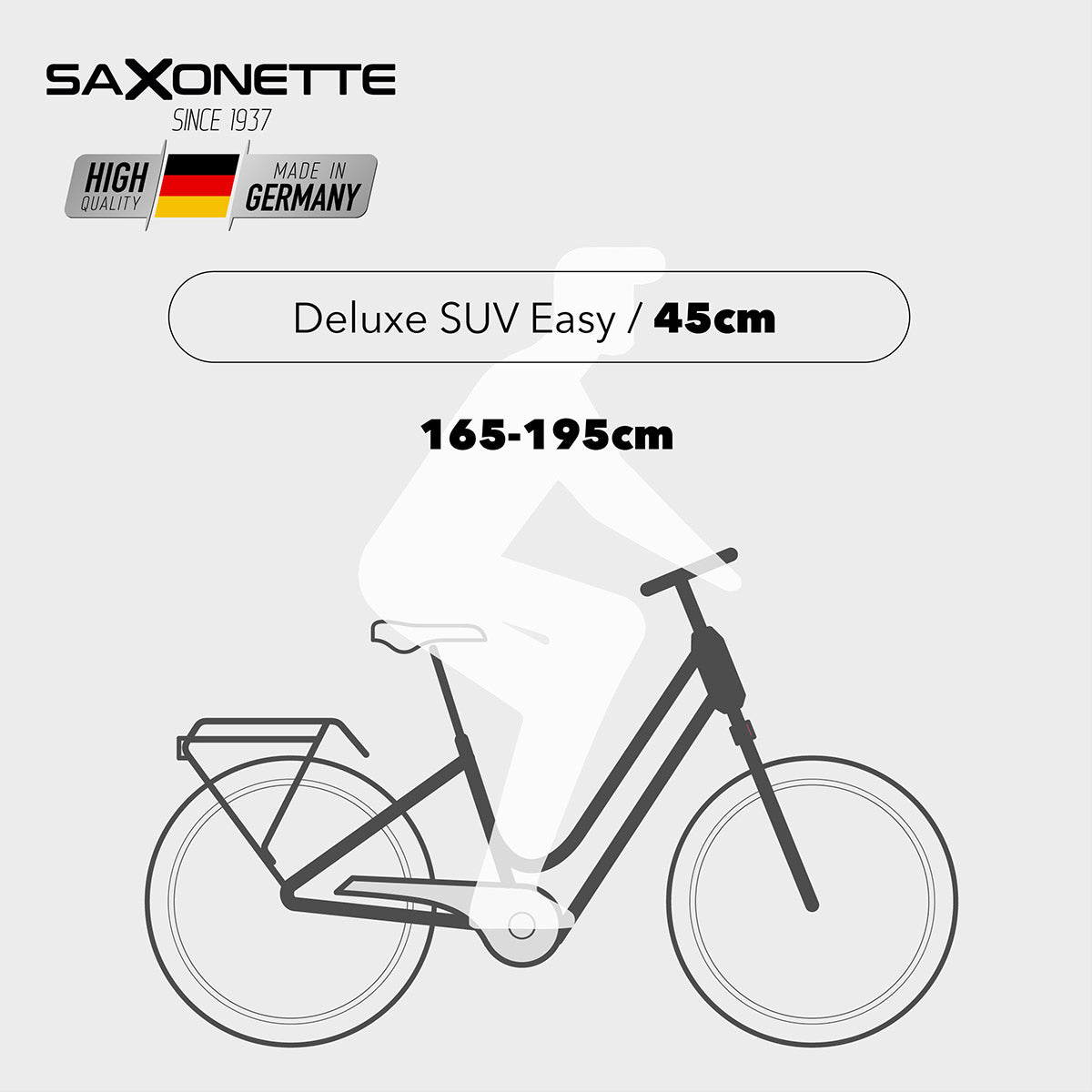 SAXONETTE E-Bike DELUXE SUV Easy, Mittelmotor