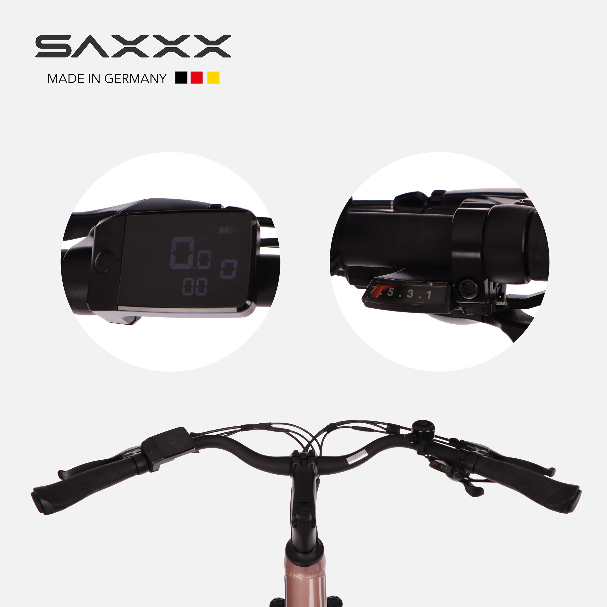 SAXXX E-bike Comfort Sport Easy, 90km, Scheibenbremse