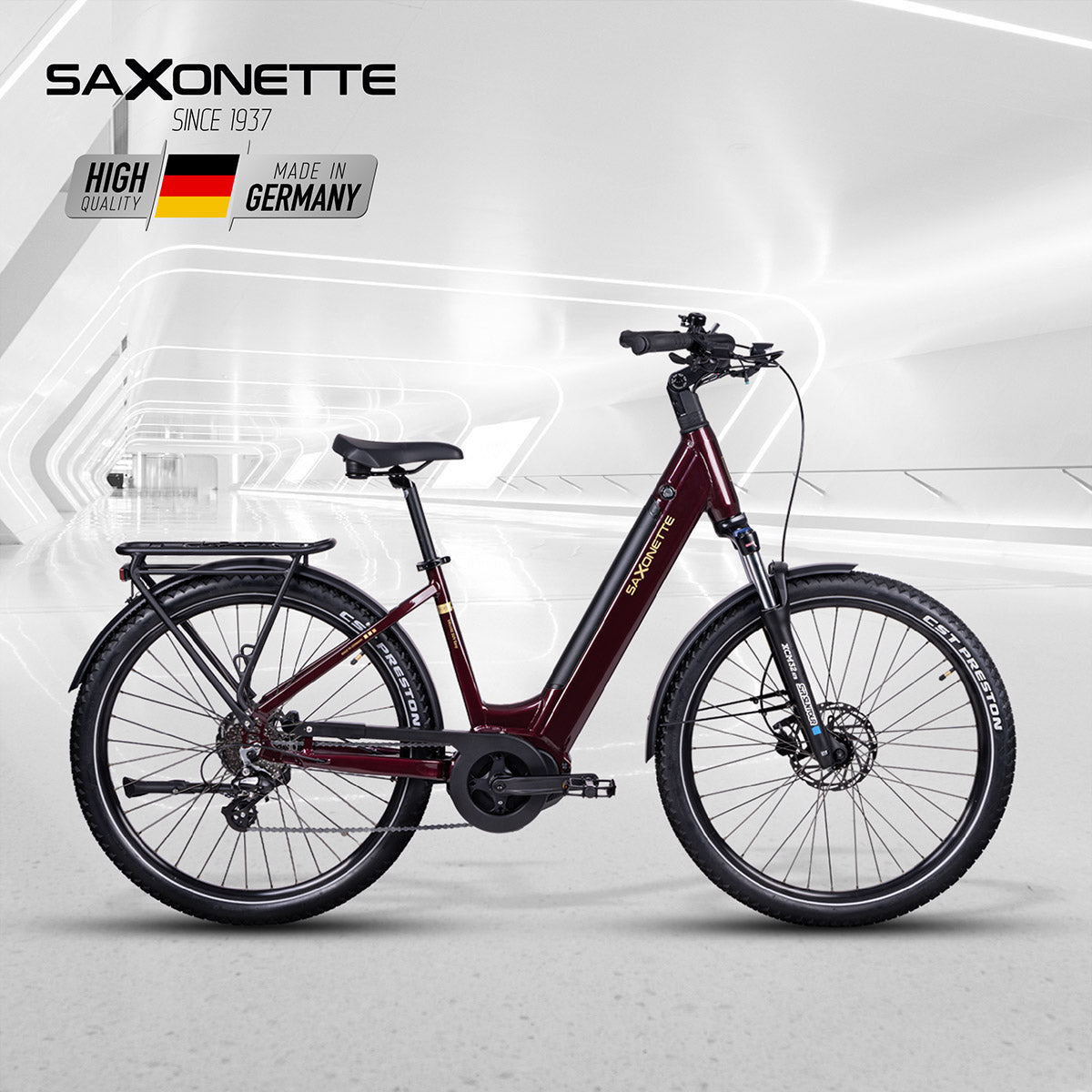 SAXONETTE E-Bike DELUXE SUV Easy, Mittelmotor
