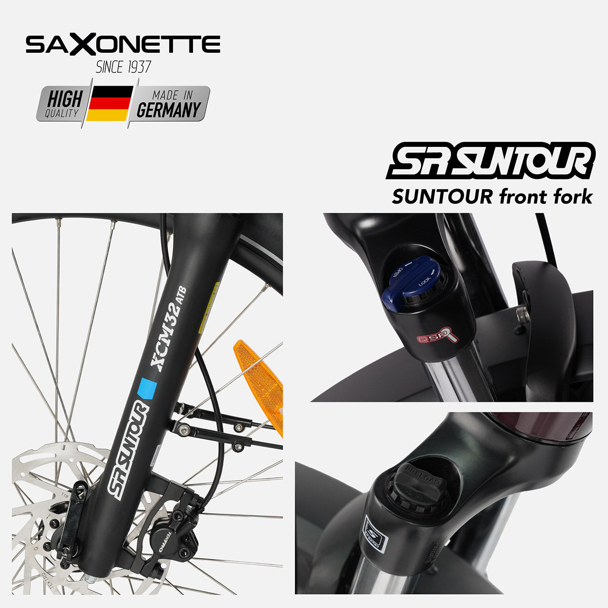 SAXONETTE E-Bike DELUXE SUV Easy, Mittelmotor