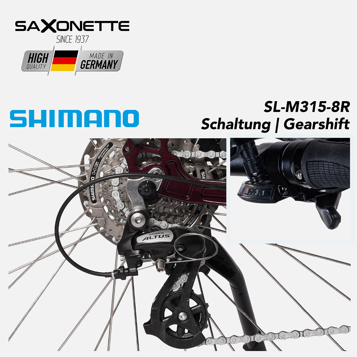 SAXONETTE E-Bike DELUXE SUV Easy, Mittelmotor