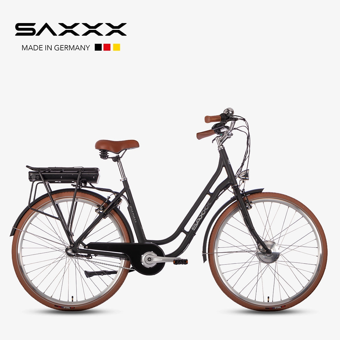 e-bike retro-look damen SAXXX Style Plus 2.0 E-Citybike 28