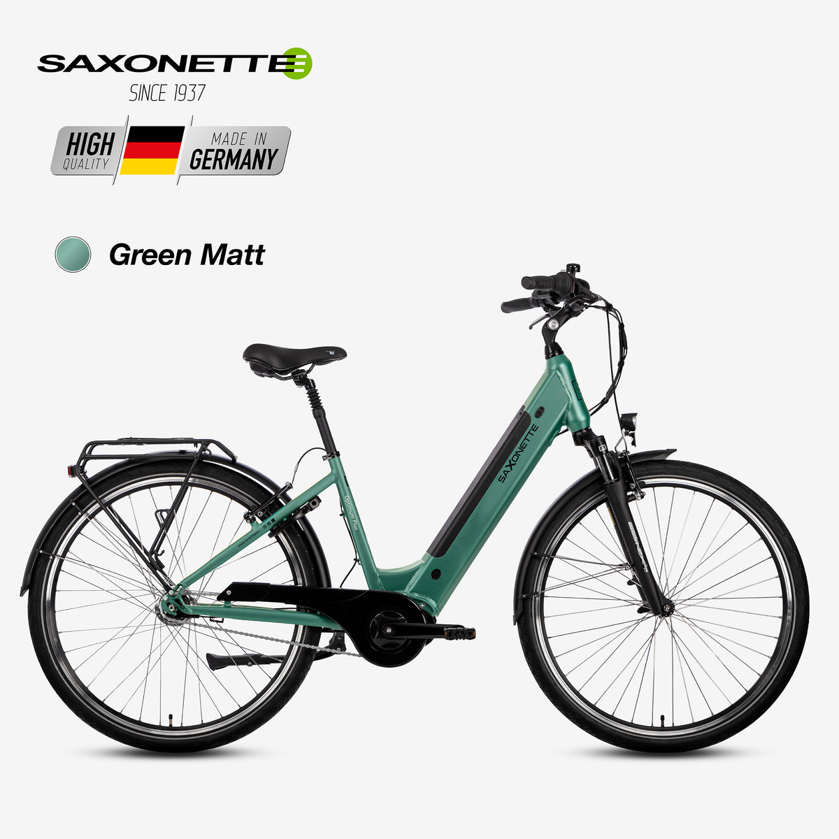 SAXONETTE E-Bike Optimum Plus Wave, Trekking, Mittelmotor, Shimano 7 Gang