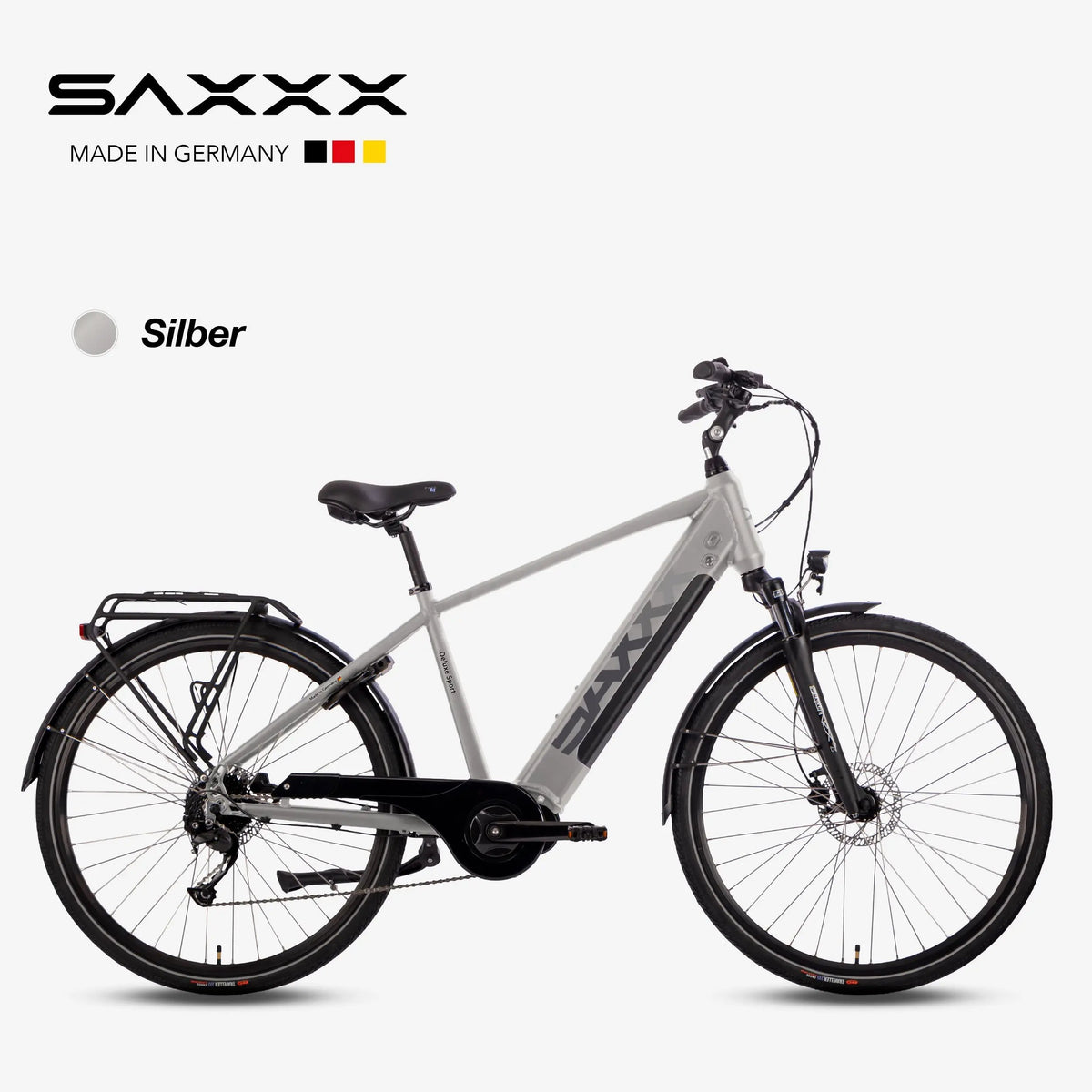 SAXXX E-Bike Deluxe Sport Diamant, Mittelmotor