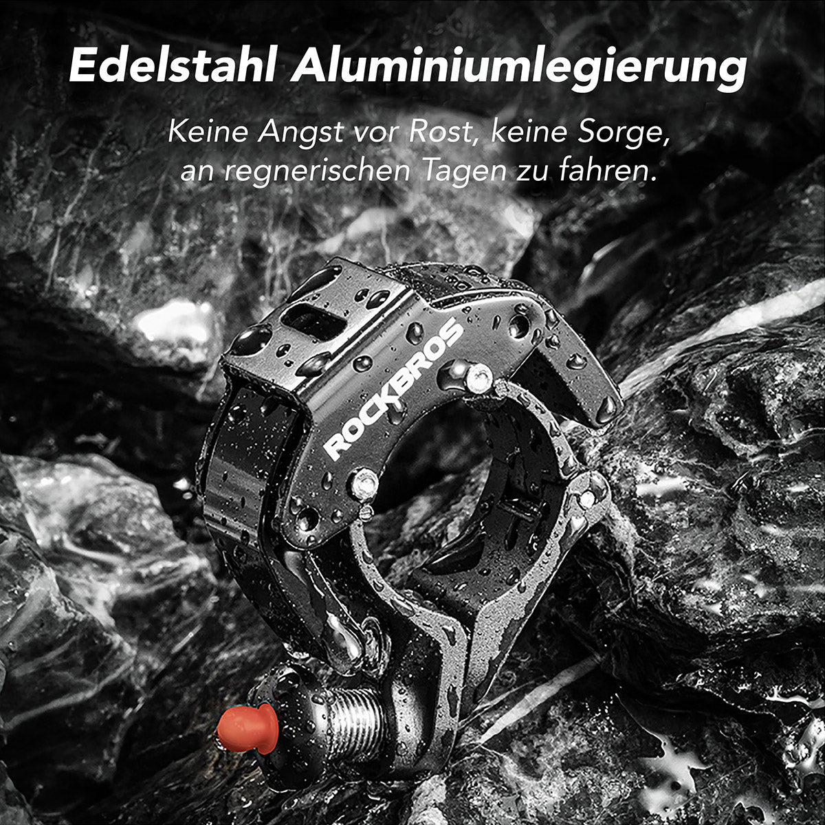 ROCKBROS Fahrradklingel Aluminium Laut Robust Leicht zu Montieren
