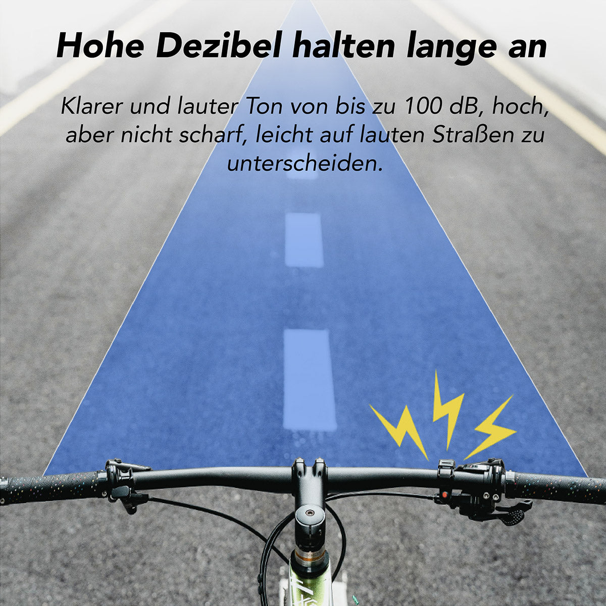 ROCKBROS Fahrradklingel Aluminium Laut Robust Leicht zu Montieren