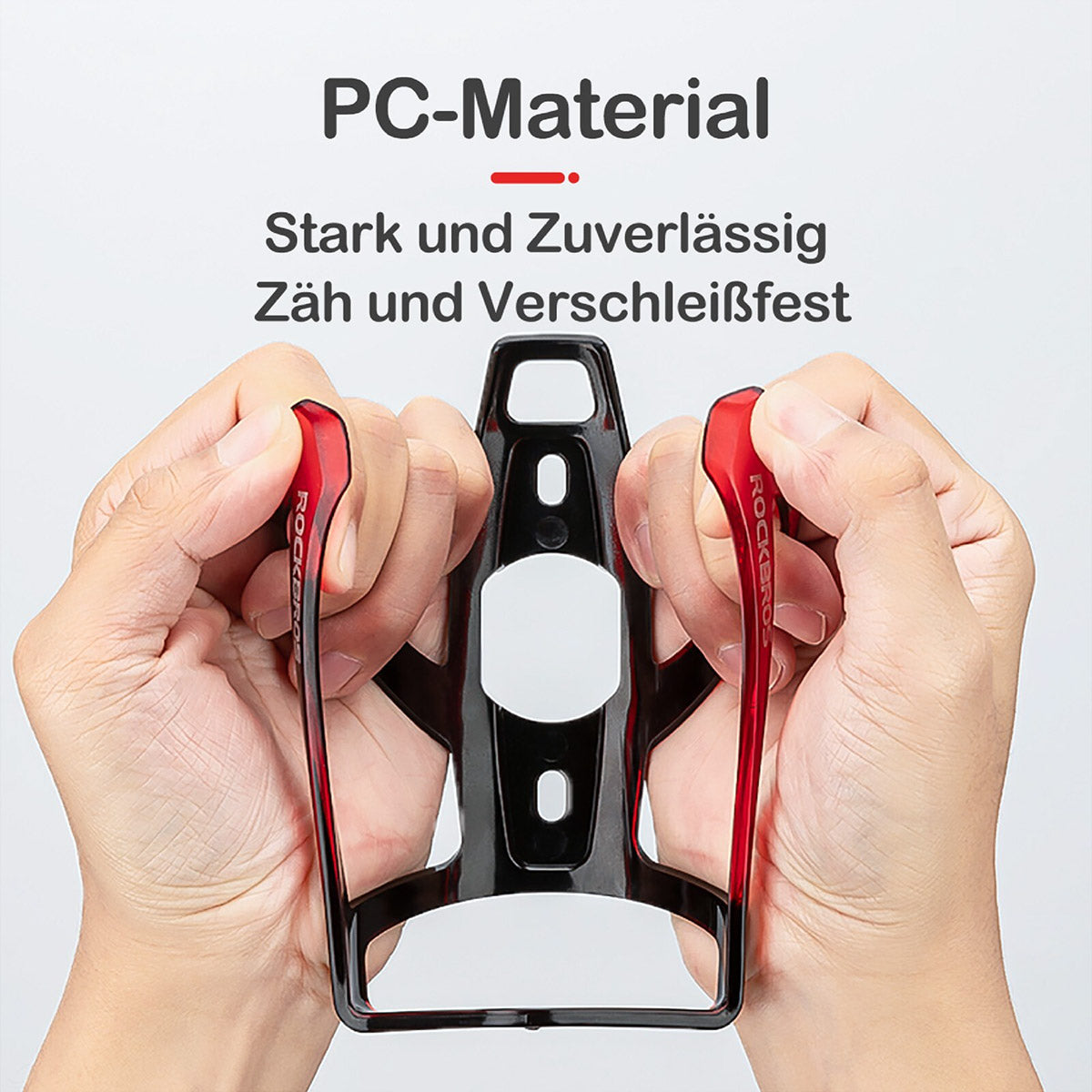 ROCKBROS 35g Leichter PC Fahrradflaschenhalter Ultraleicht Langlebig Vielseitig