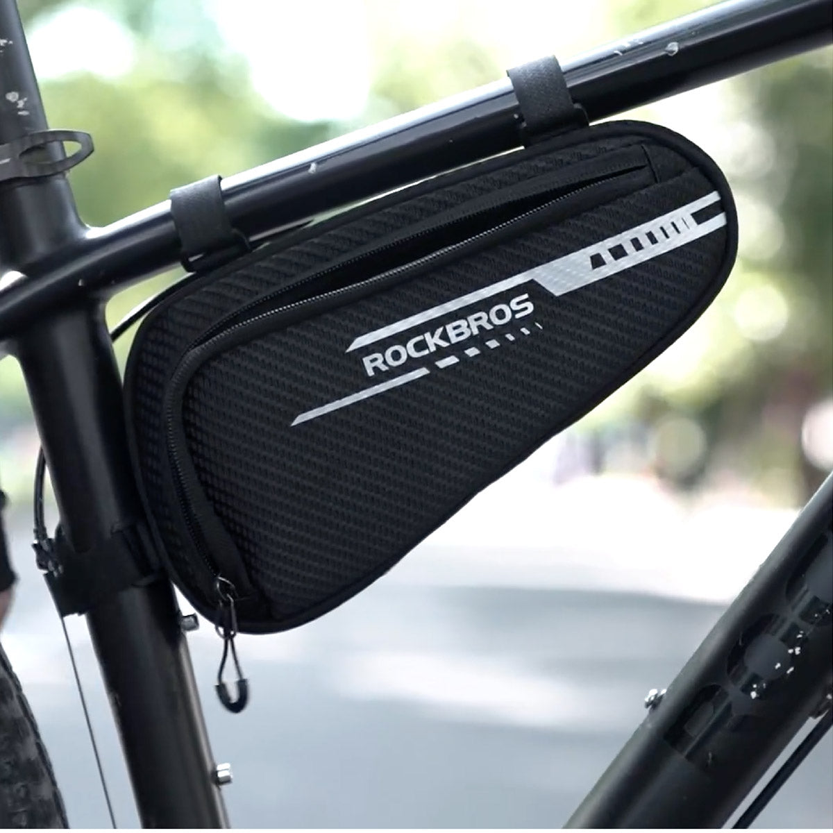 ROCKBROS Fahrrad Dreiecktasche 1,2 L Leicht Stoßfest Reflektierend