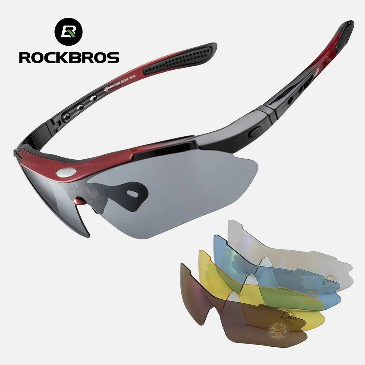 ROCKBROS Polarisierte Fahrradbrille | Blendfrei sehen