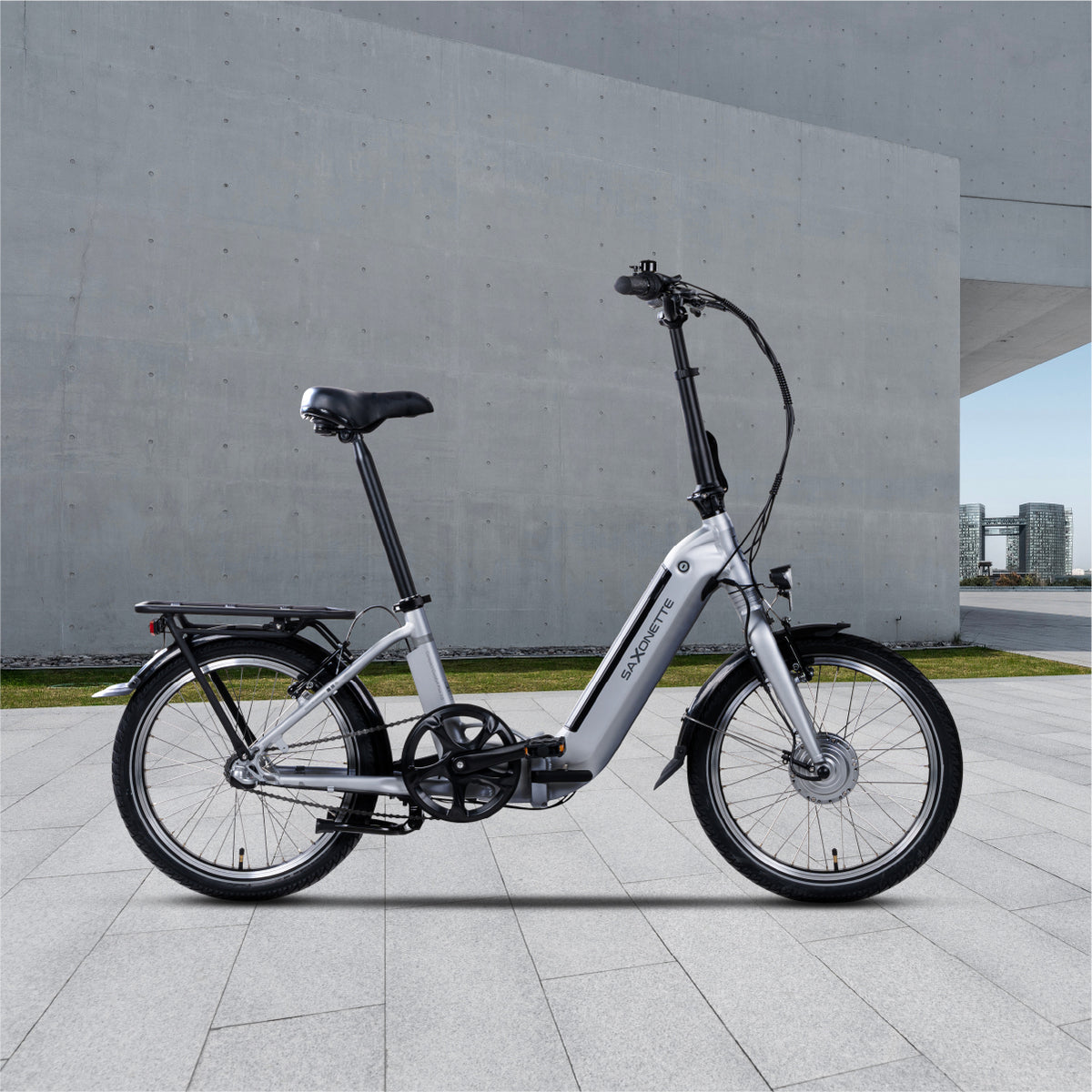 Klapprad für Stadt und Pendeln: ergonomisches Design, LED-Frontlicht, schnell verstaubar, verlässliche Reichweite mit 281-Wh-Akku.