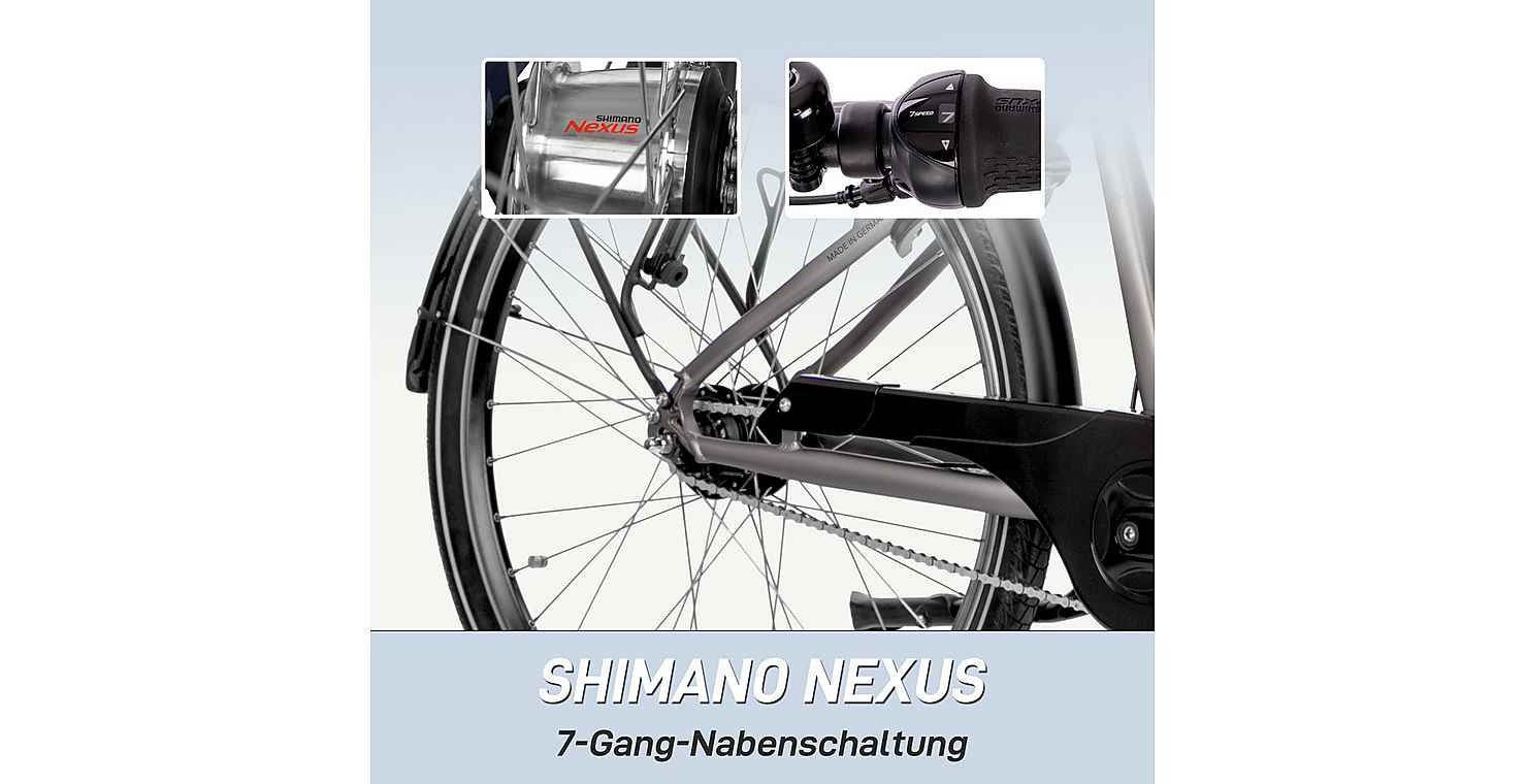 SAXXX E-bike Optimum Plus Wave, Mittelmotor, 28''