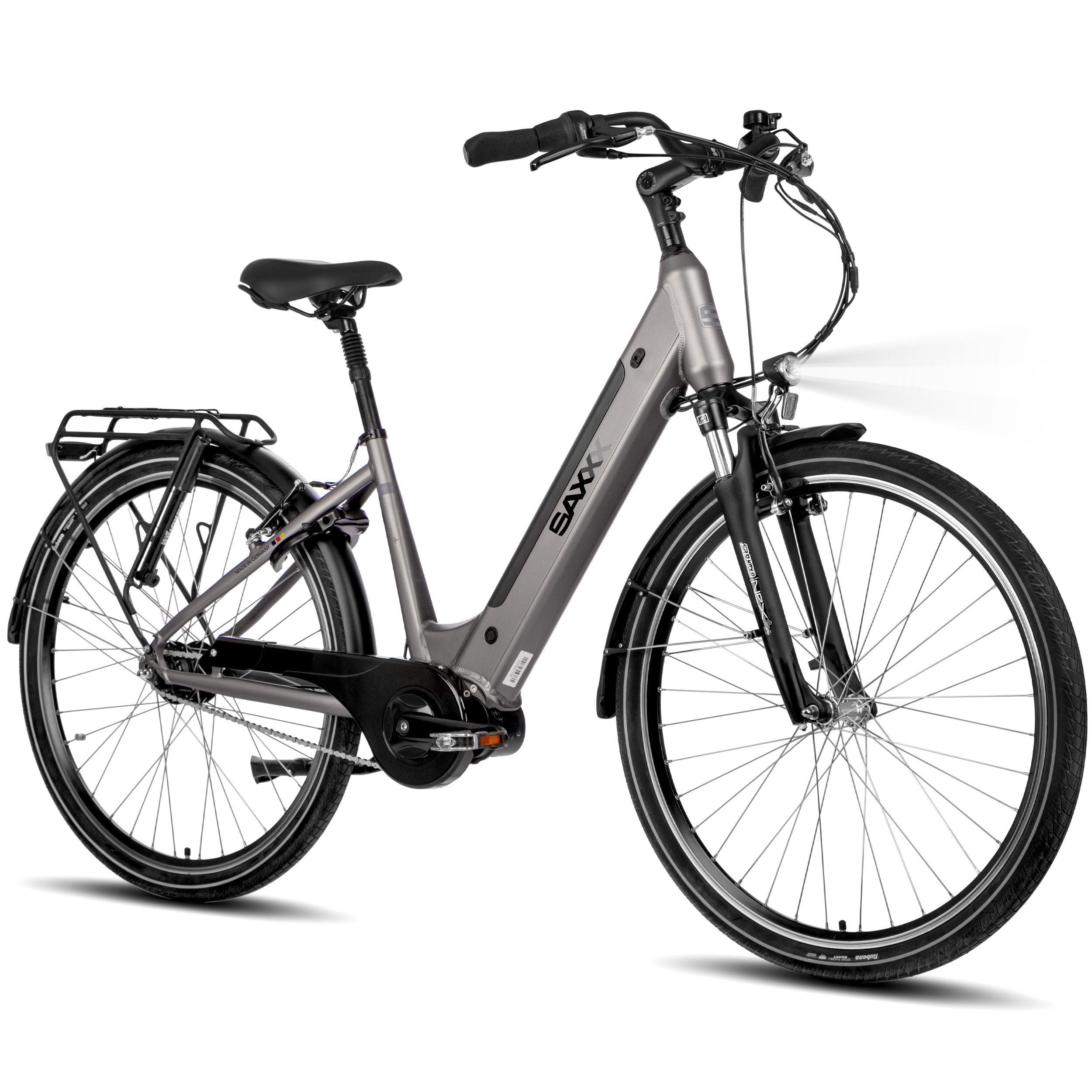 SAXXX E-bike Optimum Plus Wave, Mittelmotor, 28''