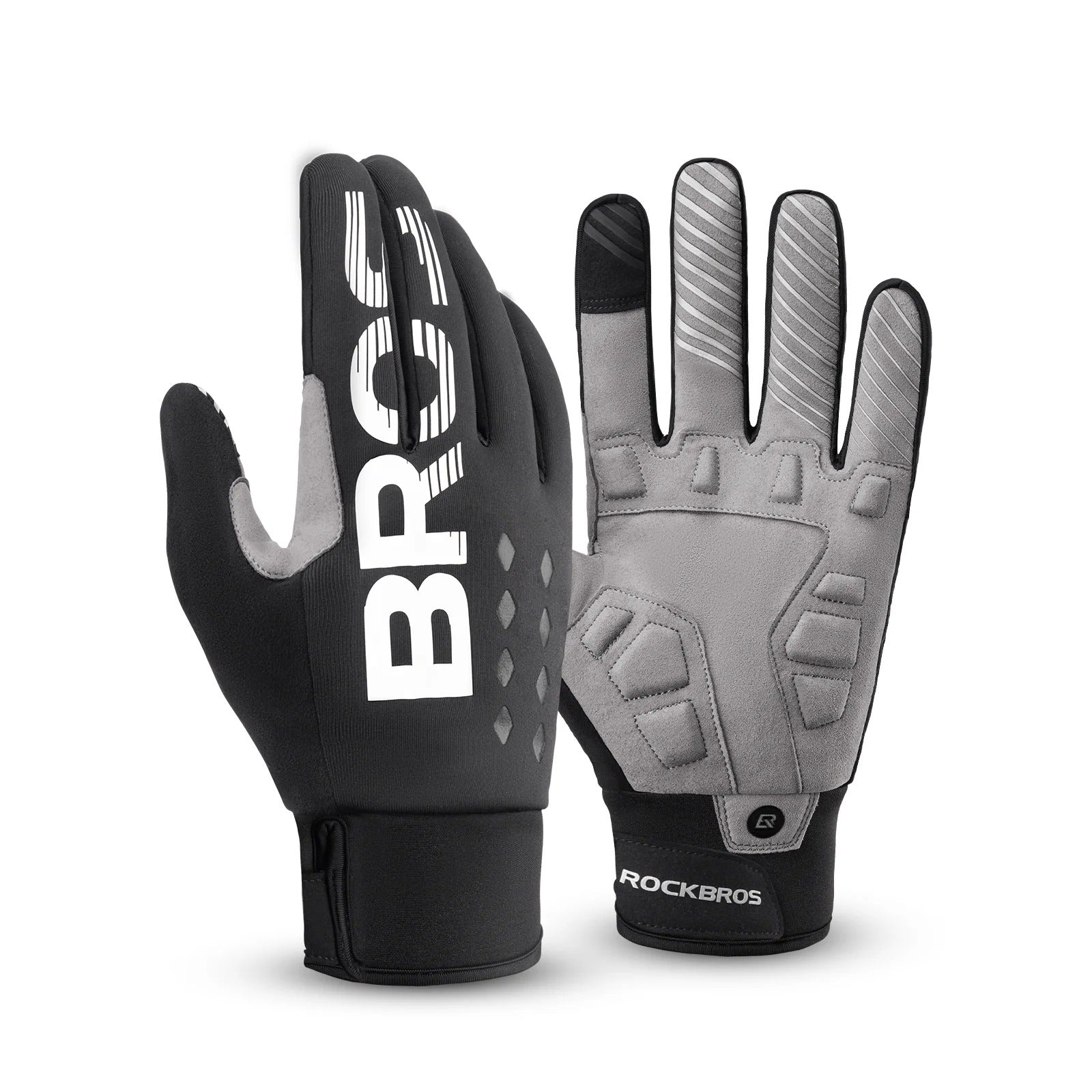 Rockbros Vollfinger Fahrradhandschuhe | Touchscreen-Funktion