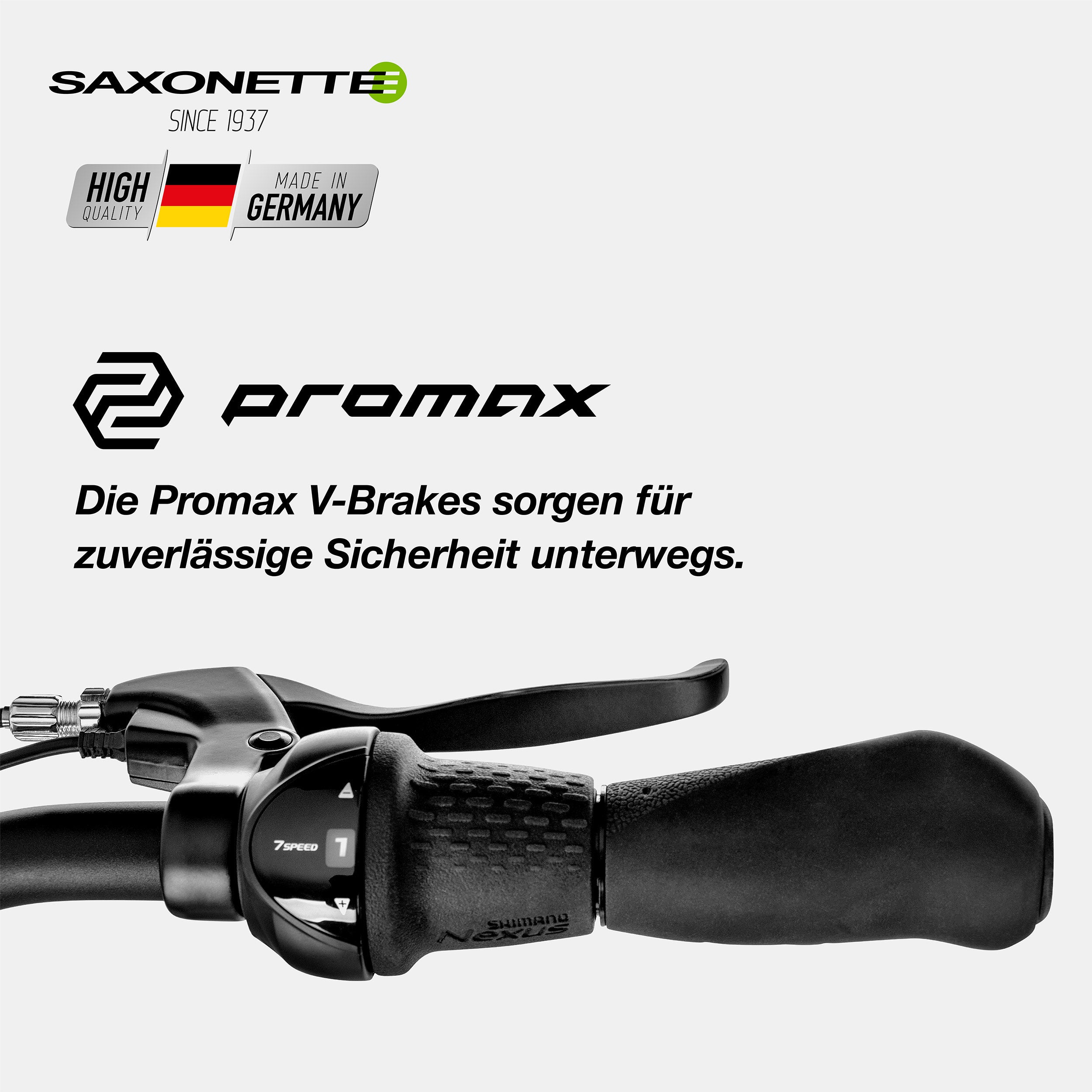SAXONETTE E-Bike Optimum Plus Wave, Trekking, Mittelmotor, Shimano 7 Gang