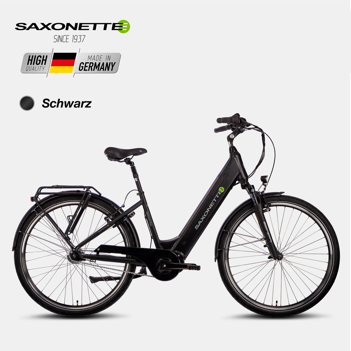 SAXONETTE E-Bike Optimum Plus Wave, Trekking, Mittelmotor, Shimano 7 Gang