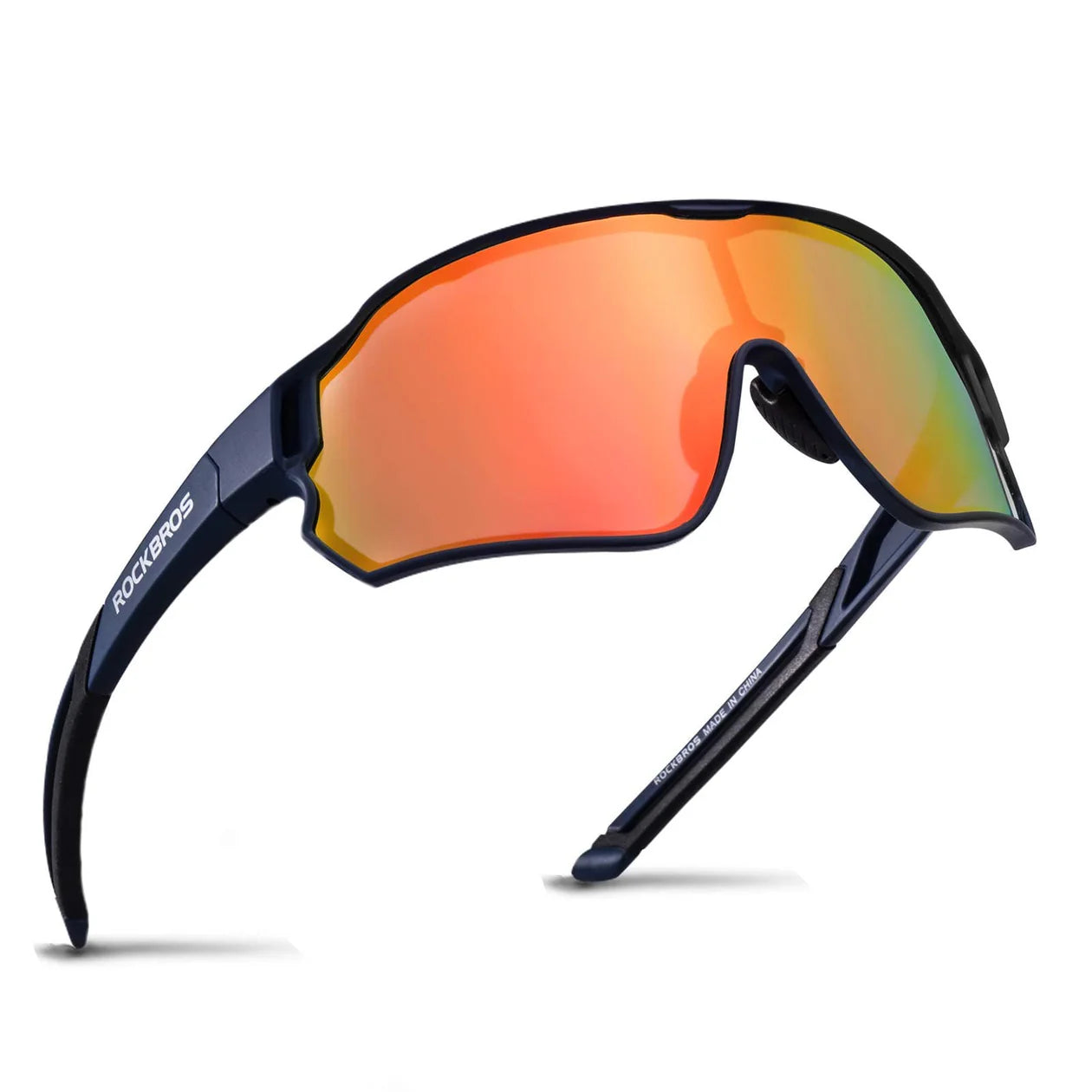 ROCKBROS Fahrradbrille Polarisiert (Sehstärke-Clip) UV400 Set
