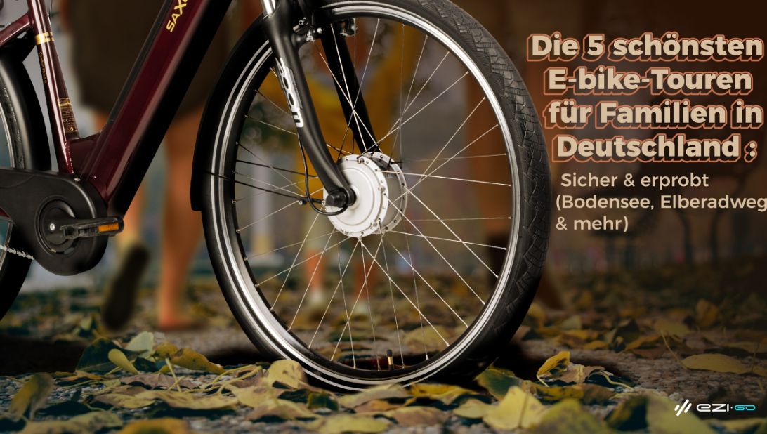 Die 5 schönsten E-bike-Touren für Familien in Deutschland: Sicher & erprobt (Bodensee, Elberadweg & mehr)