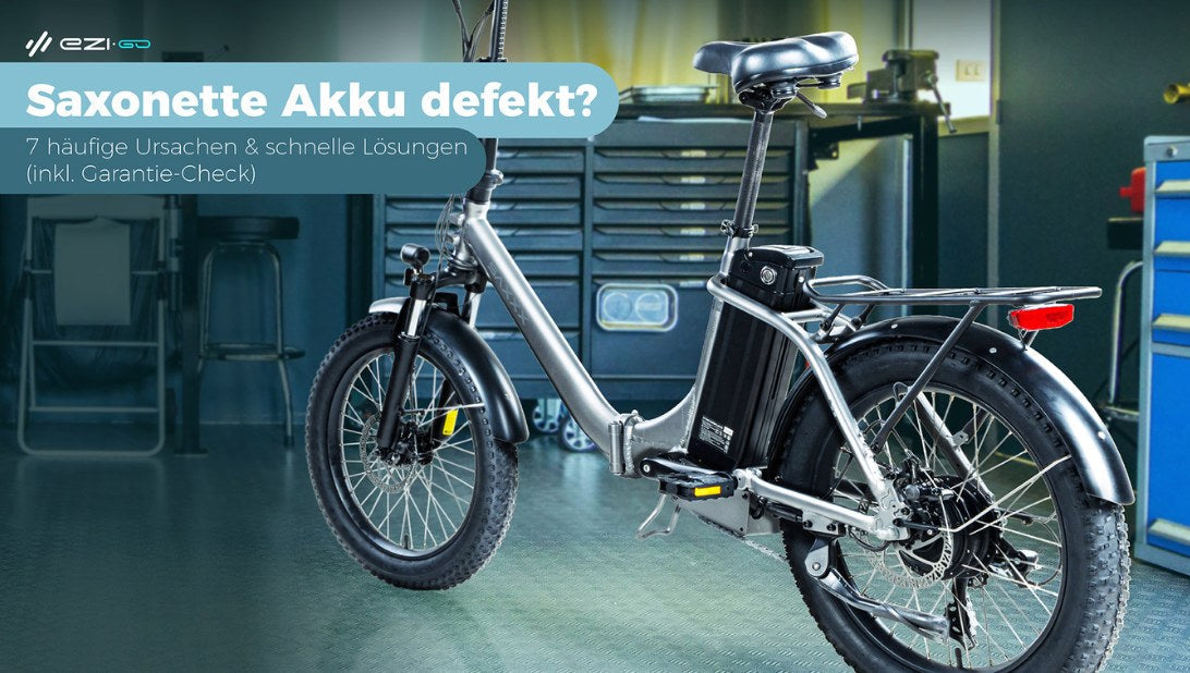 Saxonette Akku defekt? 7 häufige Ursachen & schnelle Lösungen (inkl. Garantie-Check)