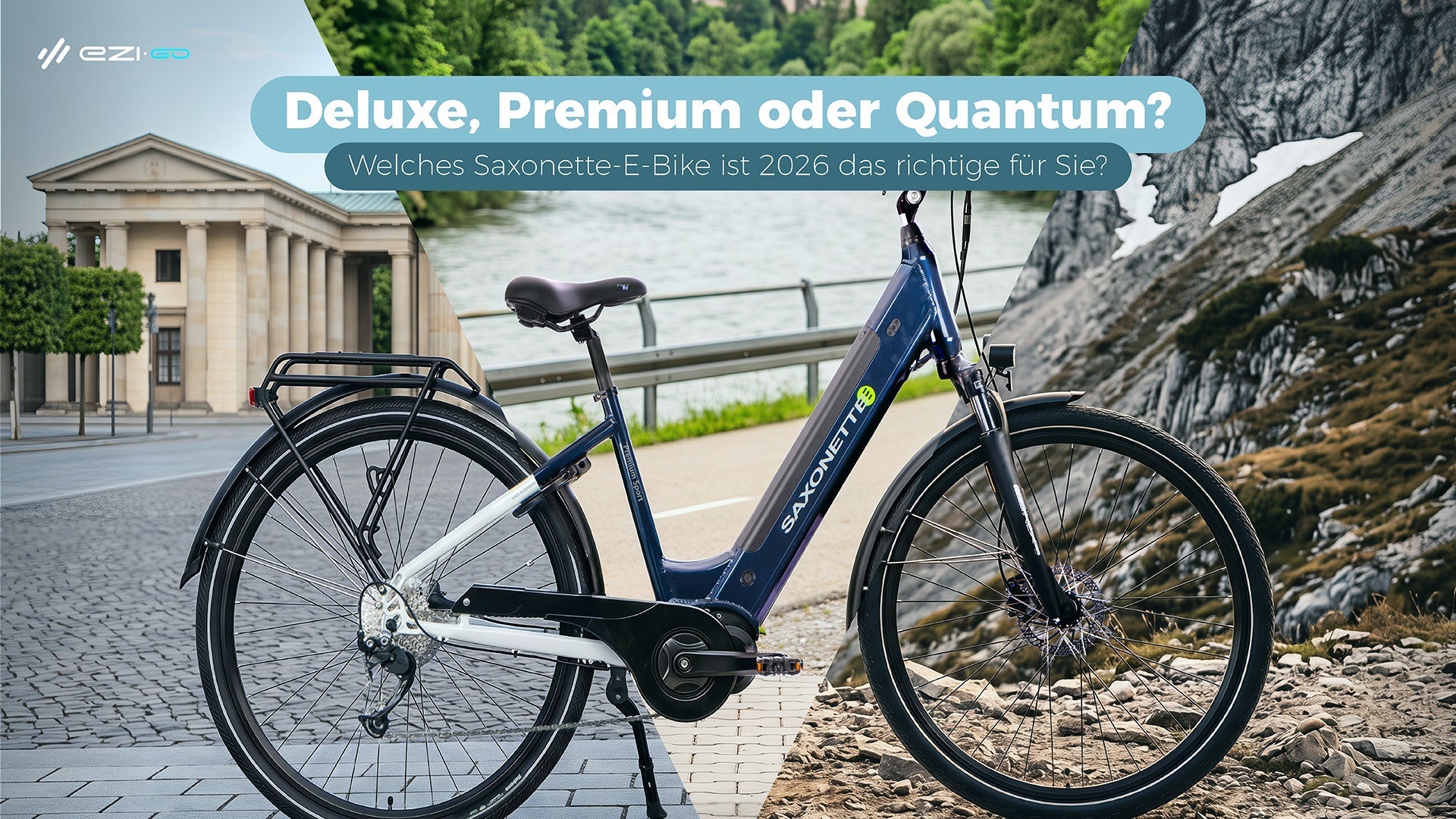 Saxonette E-Bikes 2026: Deluxe, Premium oder Quantum – Welche Serie passt zu Ihnen?