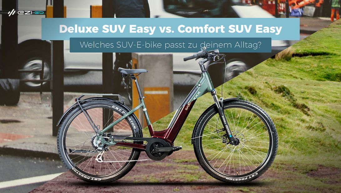 Deluxe SUV Easy vs. Comfort SUV Easy: Welches SUV-E-bike passt zu deinem Alltag?