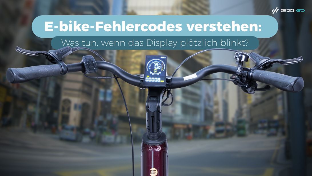 E-bike-Fehlercodes verstehen: Was tun, wenn das Display plötzlich blinkt?