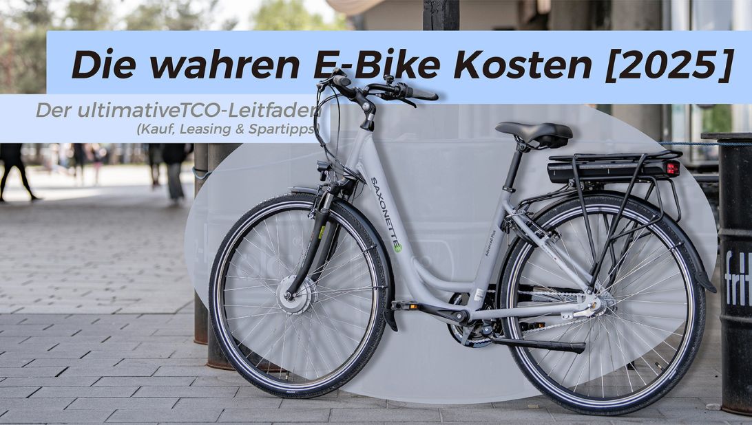 Die wahren E-Bike Kosten [2025]: Der ultimative TCO-Leitfaden (Kauf, Leasing &amp; Spartipps)