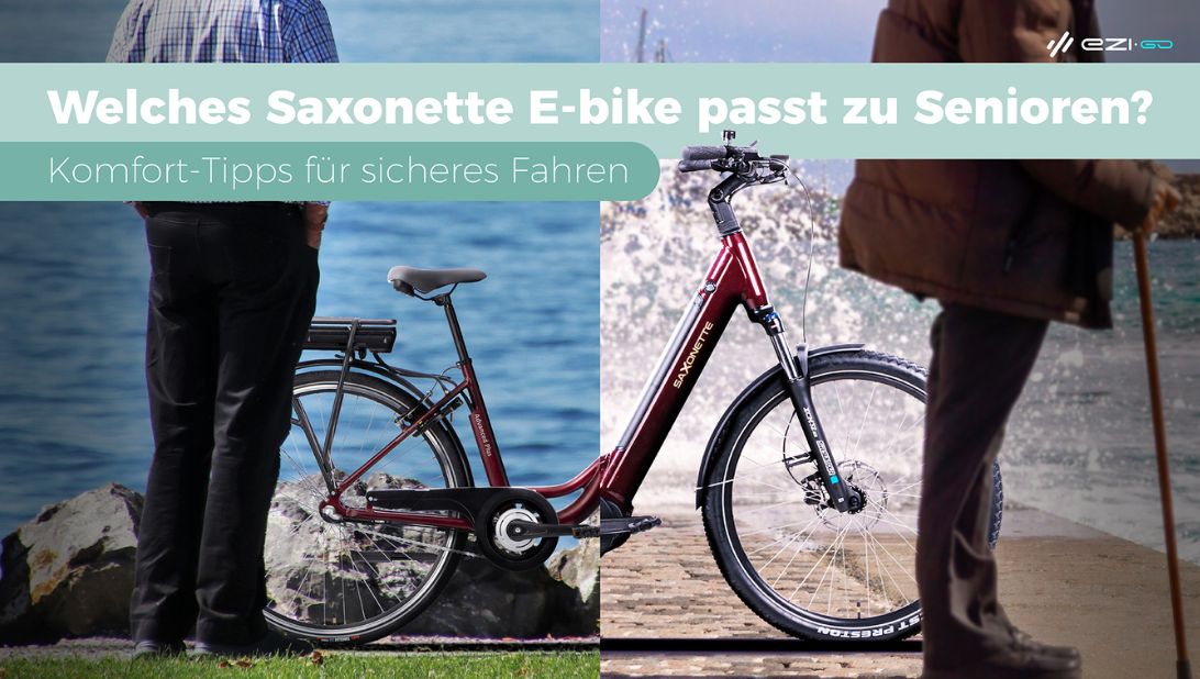 Welches Saxonette E-bike passt zu Senioren? Komfort-Tipps für sicheres Fahren