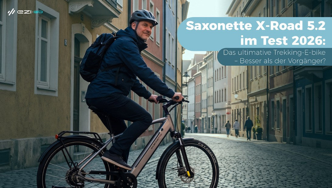 Saxonette X-Road 5.2 im Test 2026: Das ultimative Trekking-E-bike – Besser als der Vorgänger?
