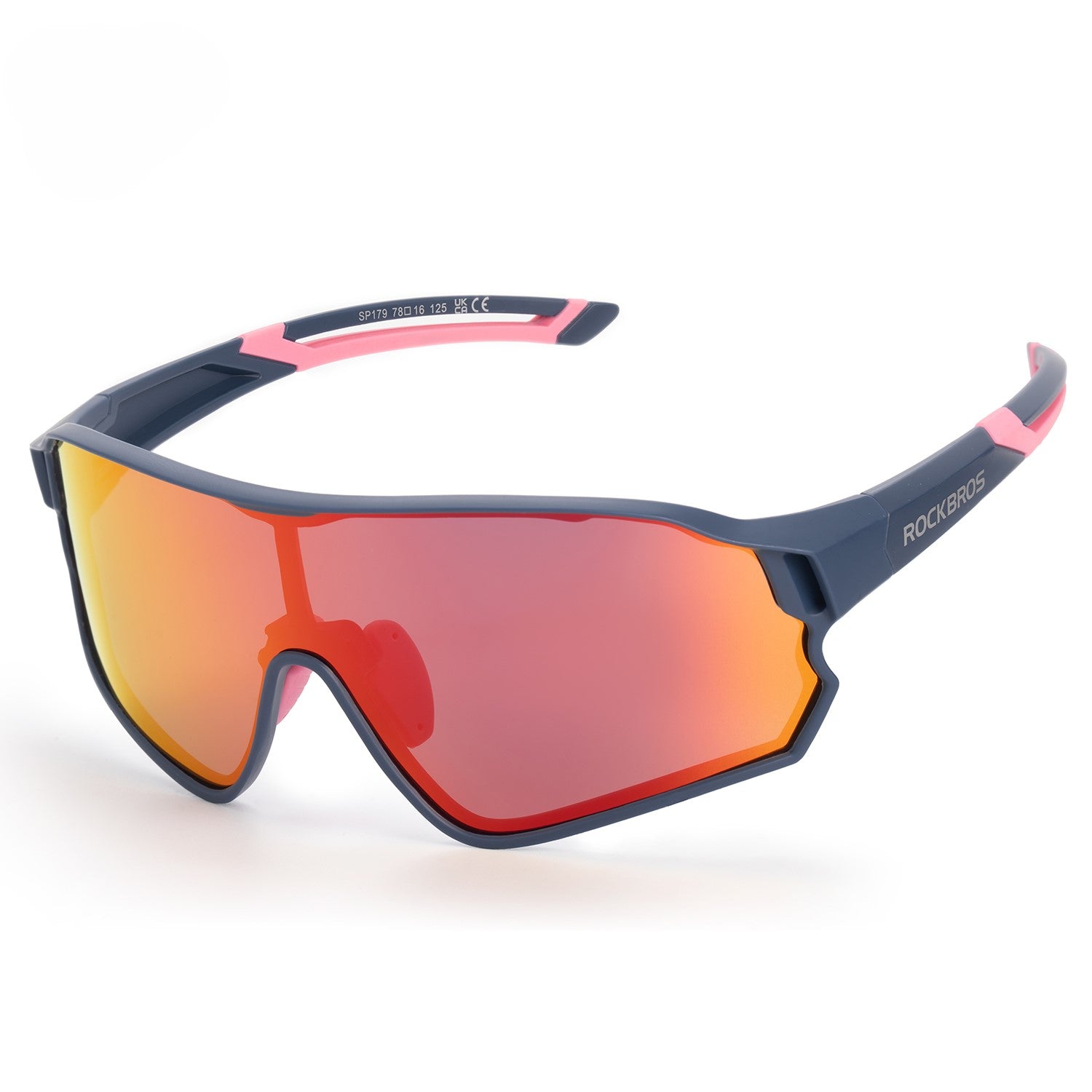 ROCKBROS Fahrradbrille Polarisiert (Sehstärke-Clip) UV400 Set