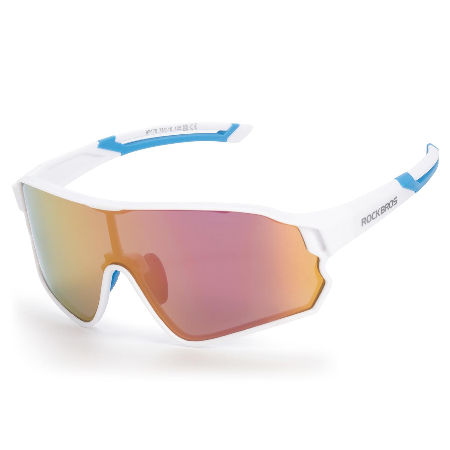 ROCKBROS Fahrradbrille Polarisiert (Sehstärke-Clip) UV400 Set