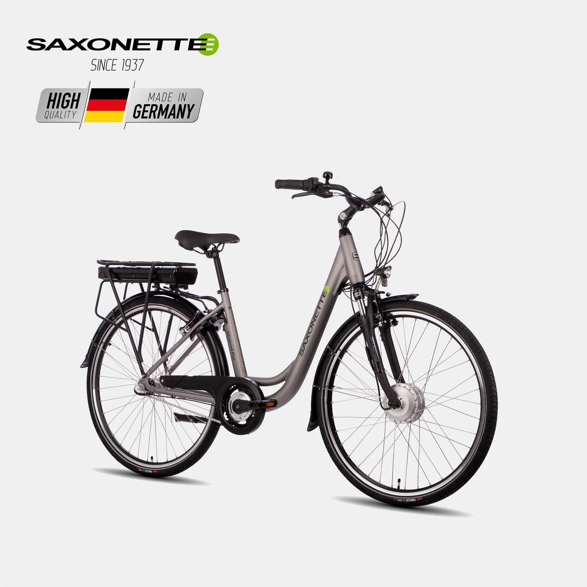 SAXONETTE Advanced Plus Wave E-bike, gegründet 1937, hochwertig hergestellt in Deutschland.