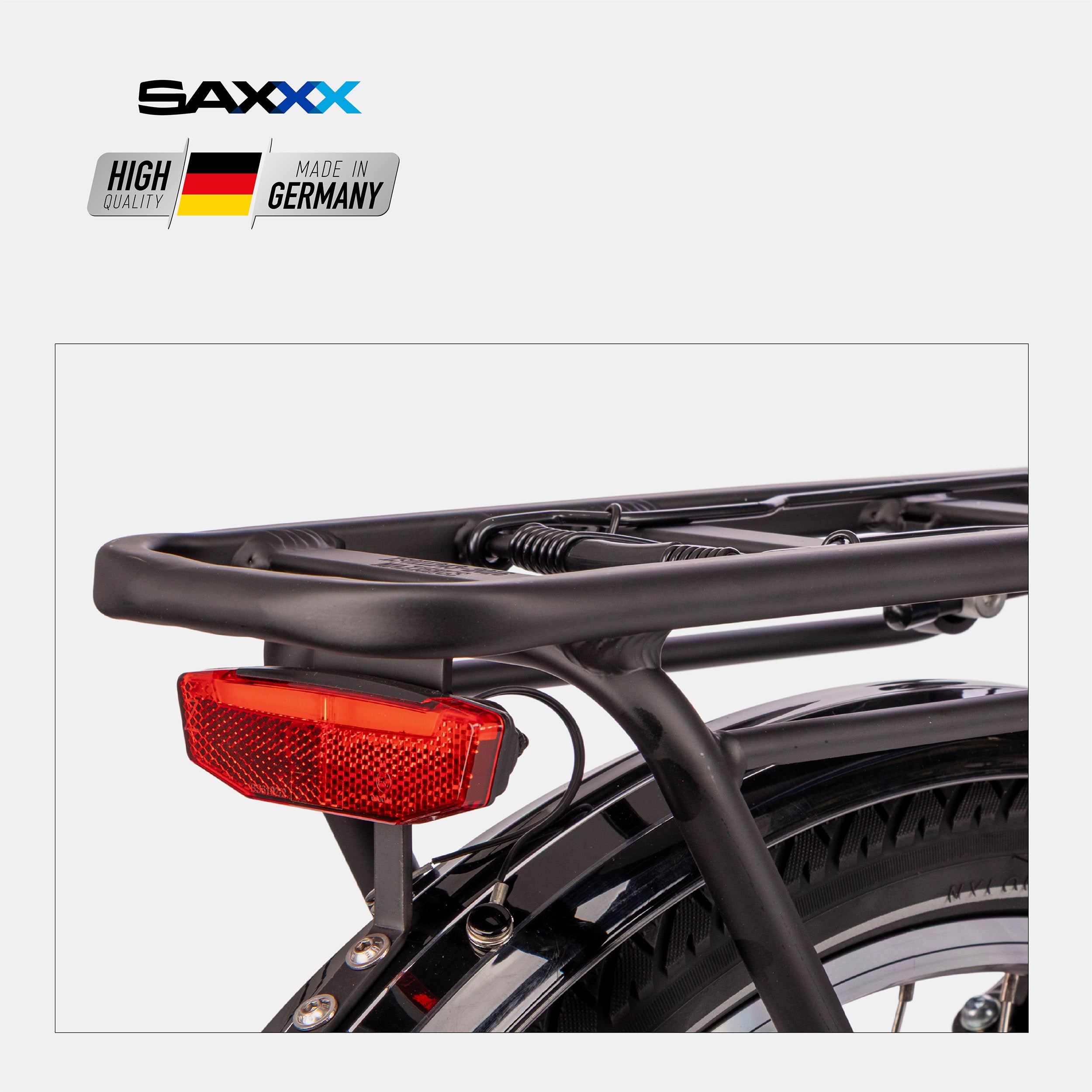 SAXXX E-Bike Compact Comfort Plus 4.0 Wave28, E-Faltrad, Vorderradmotor
