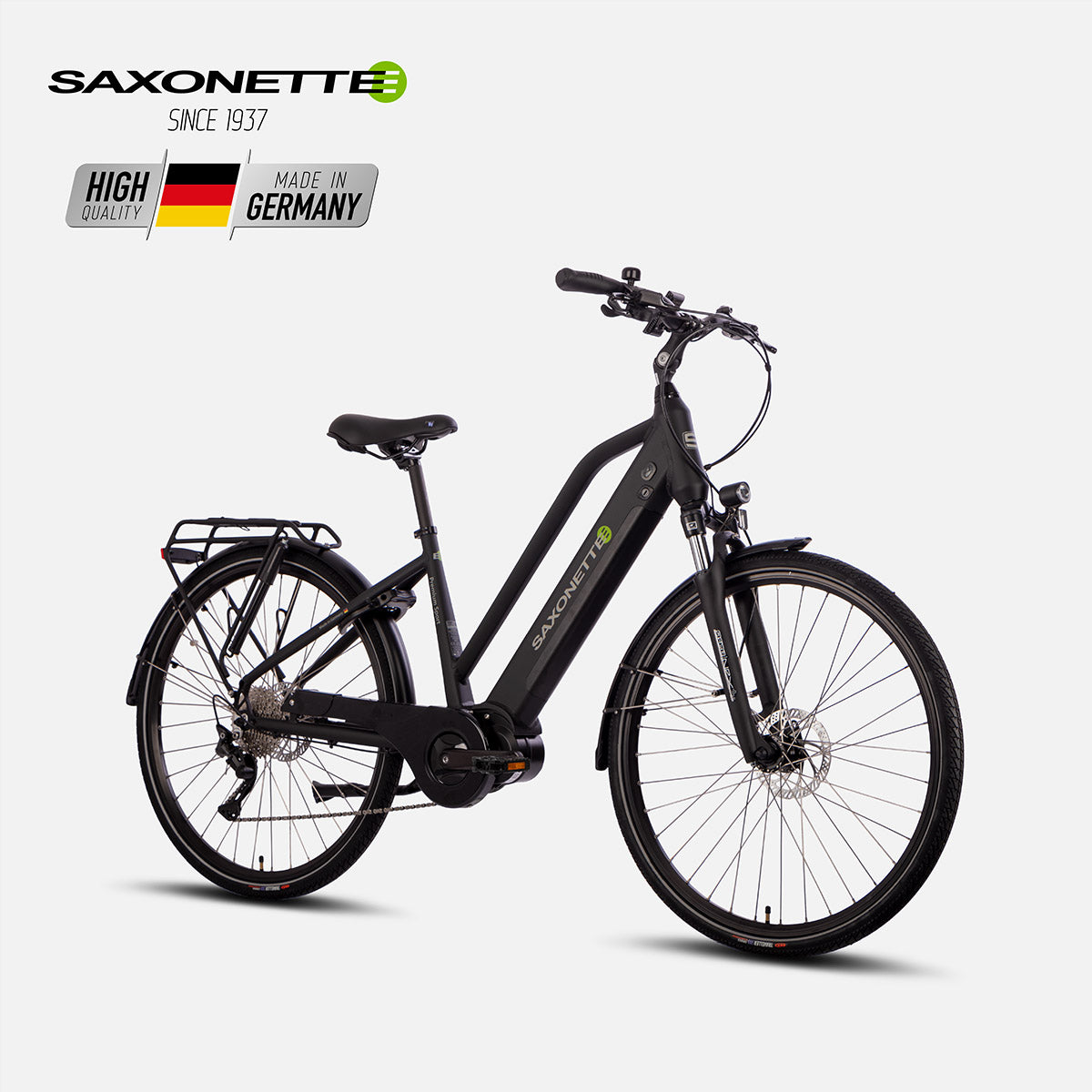 SAXONETTE E-Bike Premium Sport Trapez, Mittelmotor