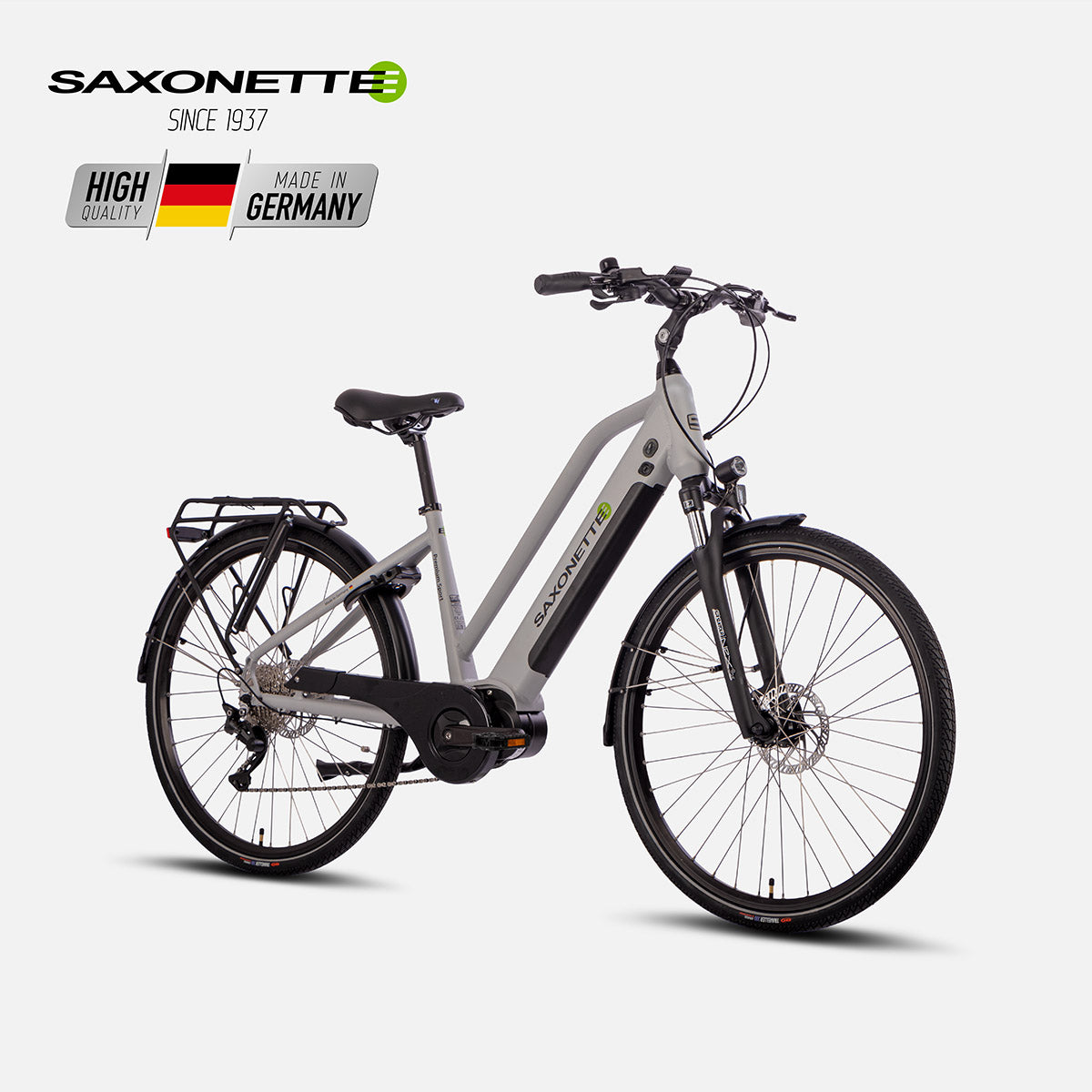SAXONETTE E-Bike Premium Sport Trapez, Mittelmotor