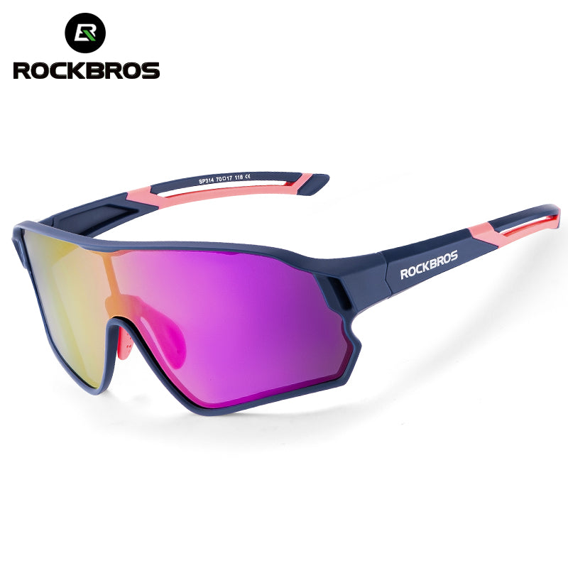 ROCKBROS Kinder Fahrradbrille UV400-Schutz Polarisierte Sonnenbrille