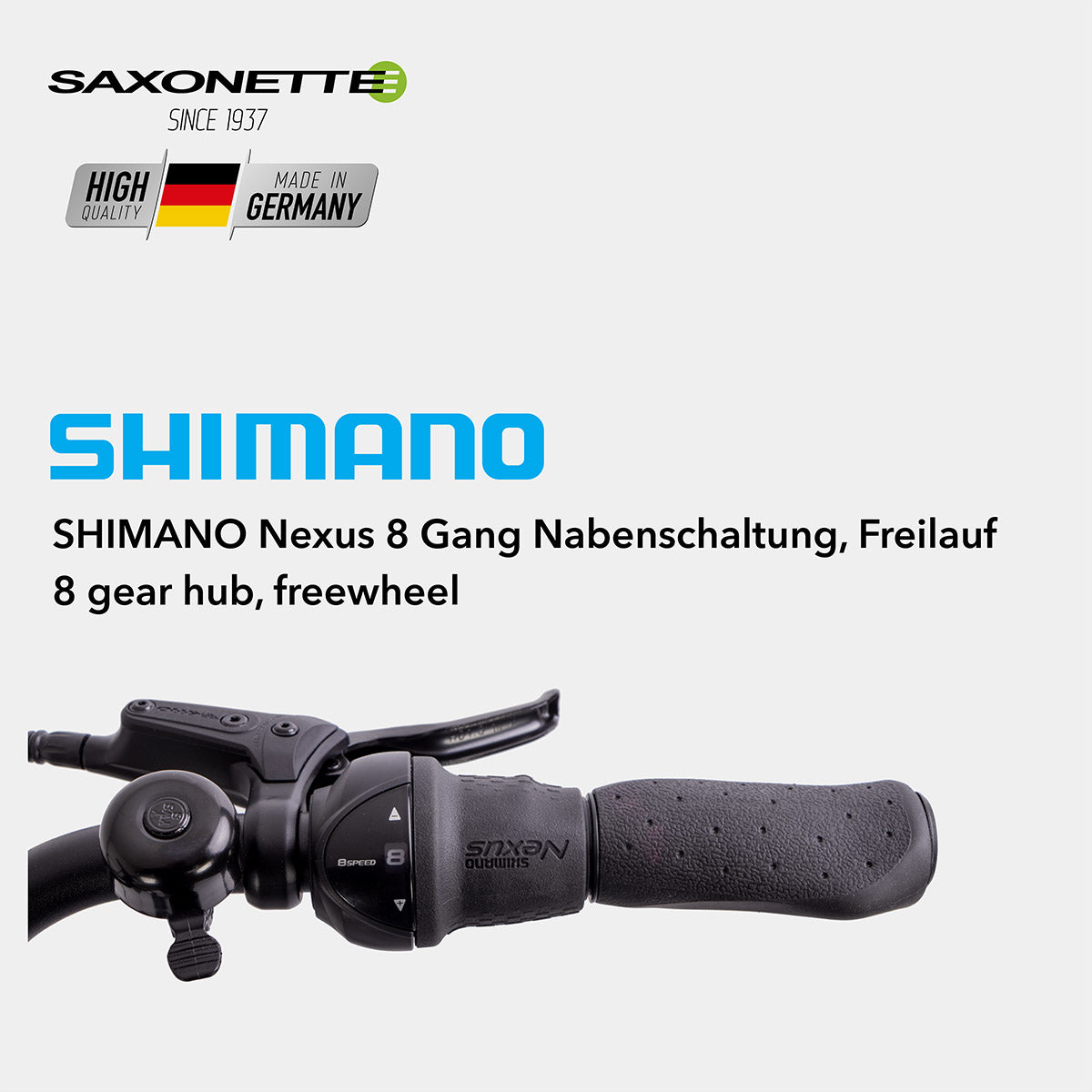 SAXONETTE E-Bike Quantum Plus Wave, Mittelmotor