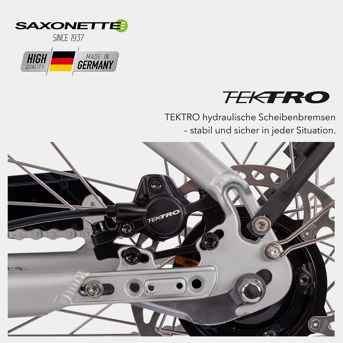 SAXONETTE E-Bike Quantum Plus Wave, Mittelmotor