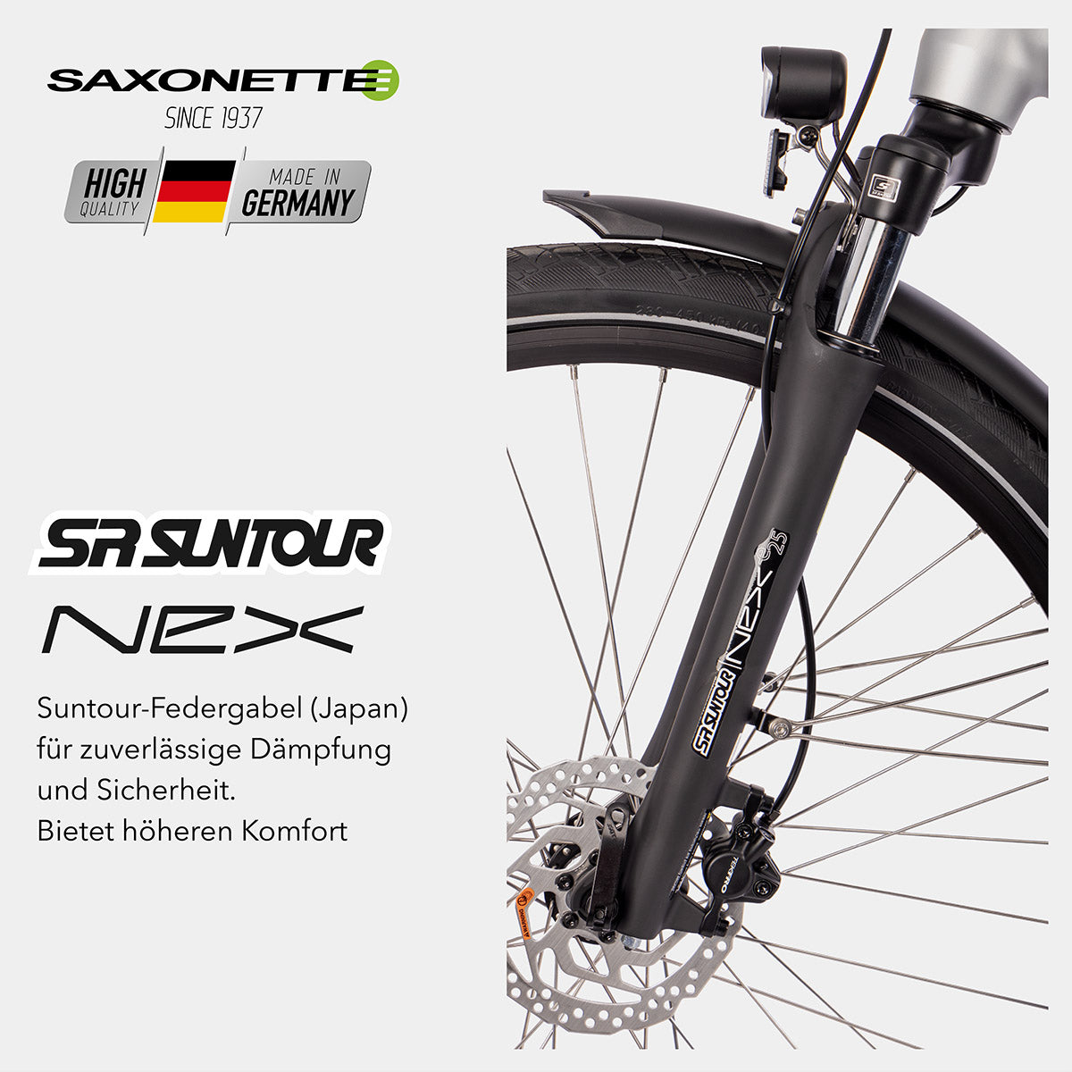 SAXONETTE E-Bike Quantum Plus Wave, Mittelmotor