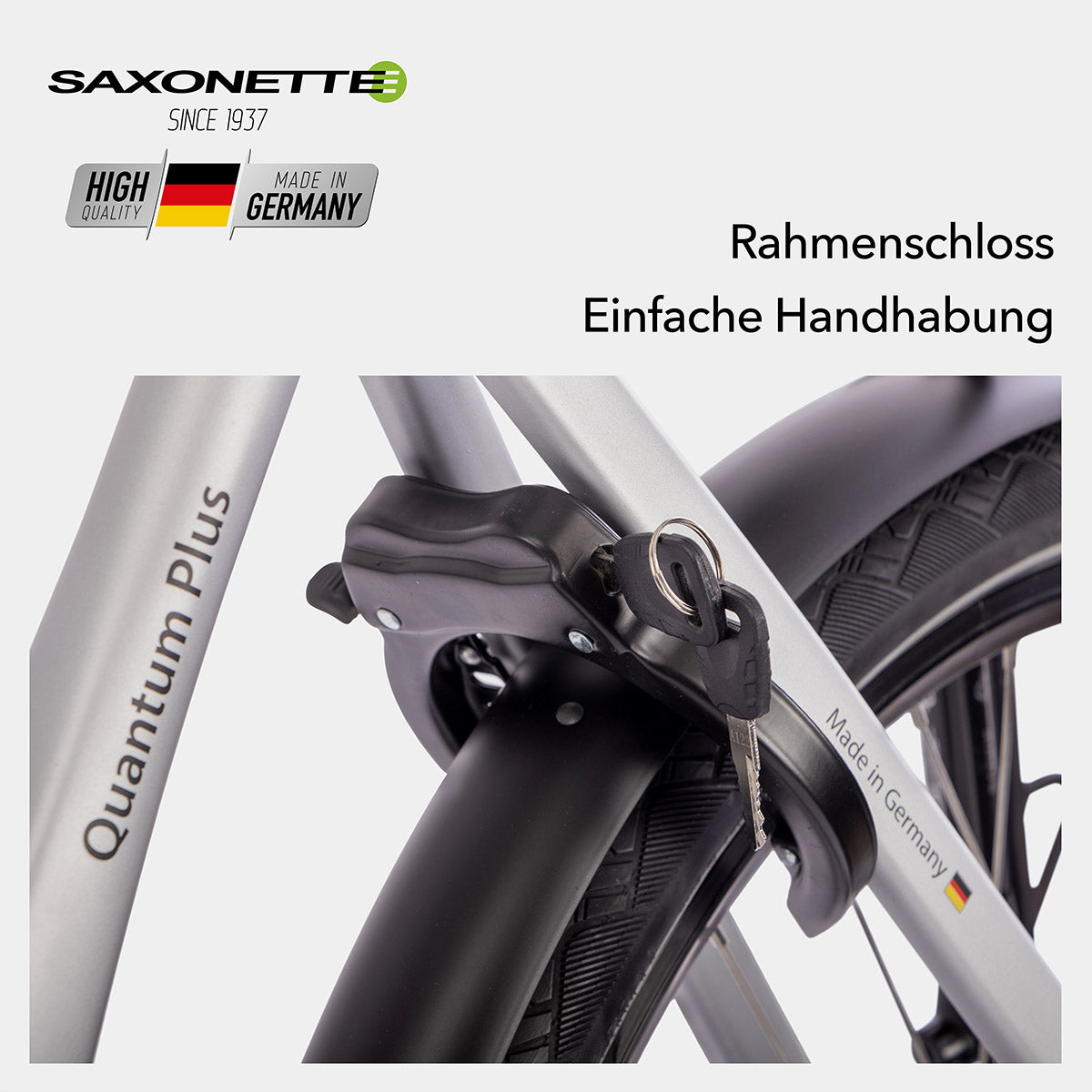 SAXONETTE E-Bike Quantum Plus Wave, Mittelmotor