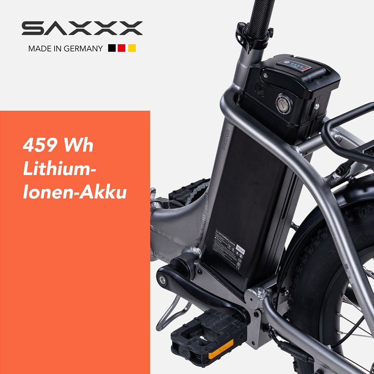 SAXXX Klapprad E-Bike Metron