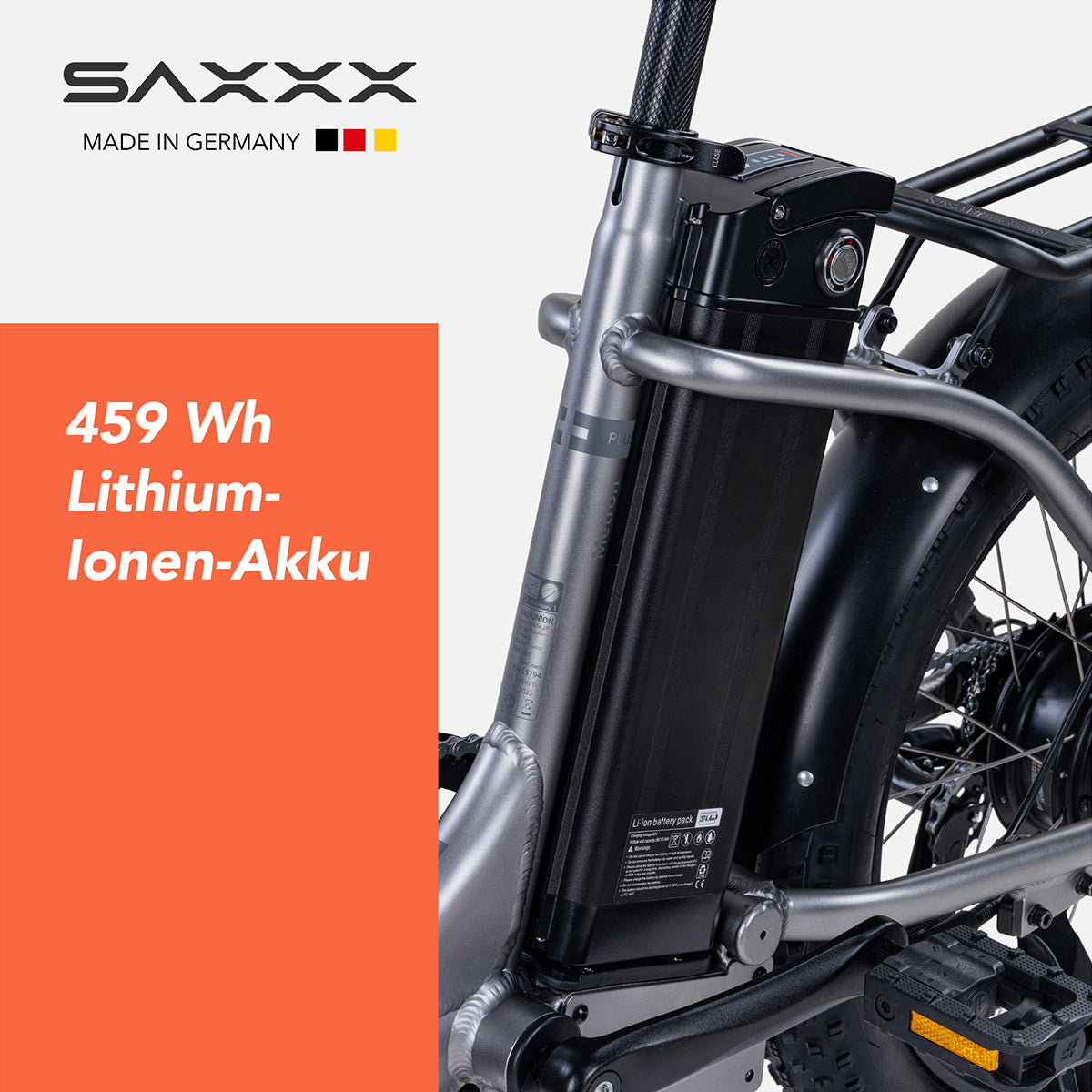 SAXXX Klapprad E-Bike Metron