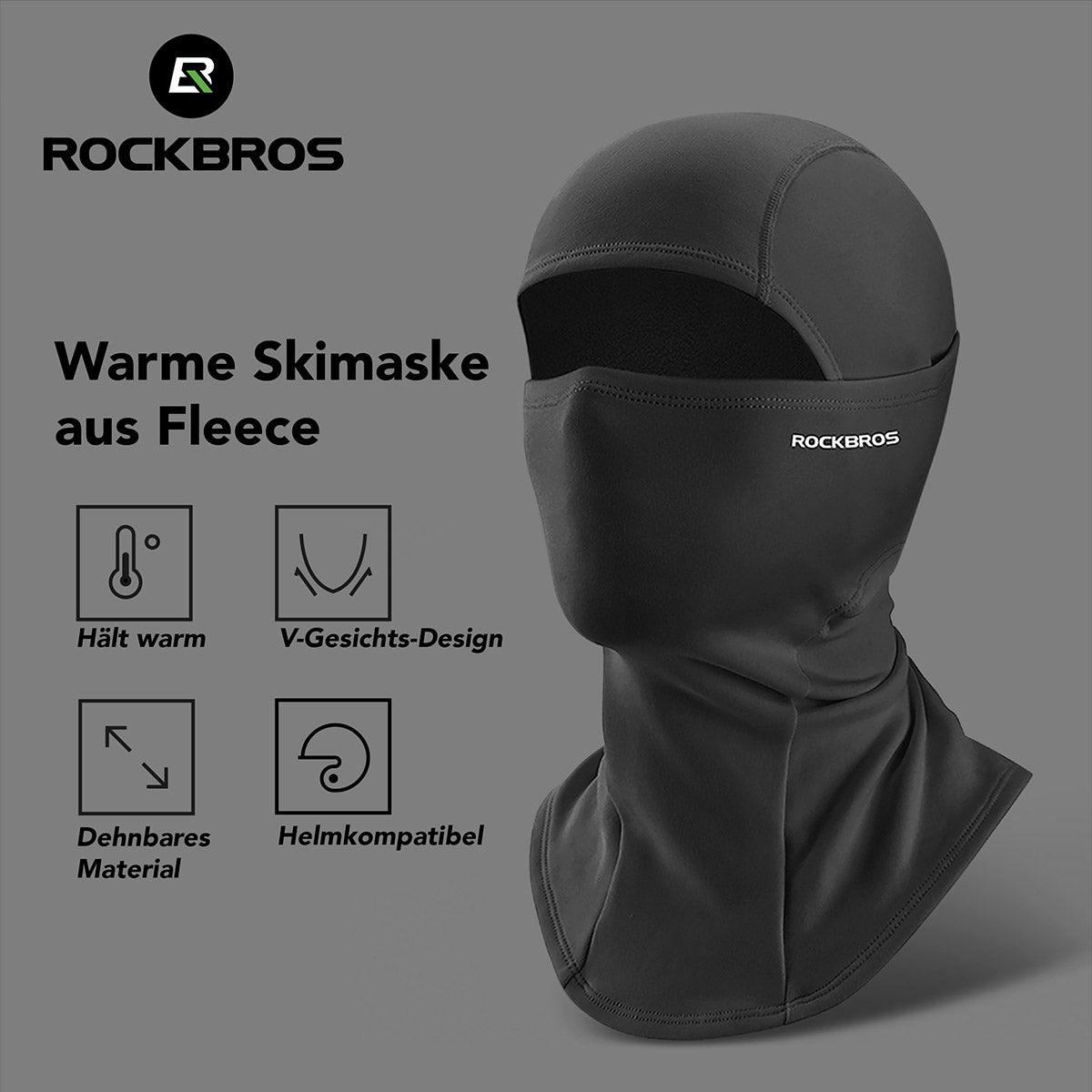 ROCKBROS Storm Hood Balaclava Bicycle Mask Motorcycle Anti-Dust With Filter 7 Type