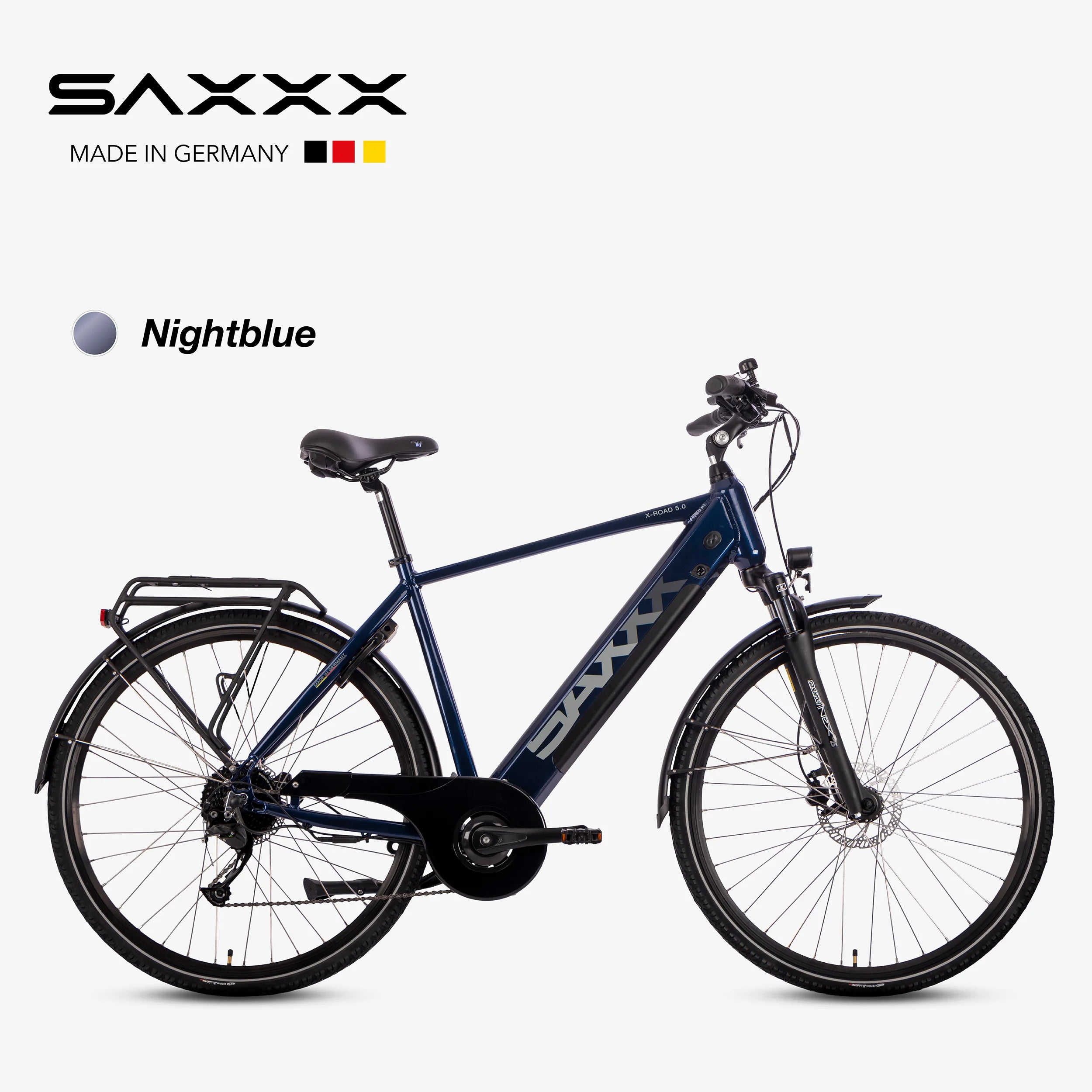 SAXXX E-BIKE X-Road 5.0 Trekkingbike Gebraucht | 9 Gang Shimano