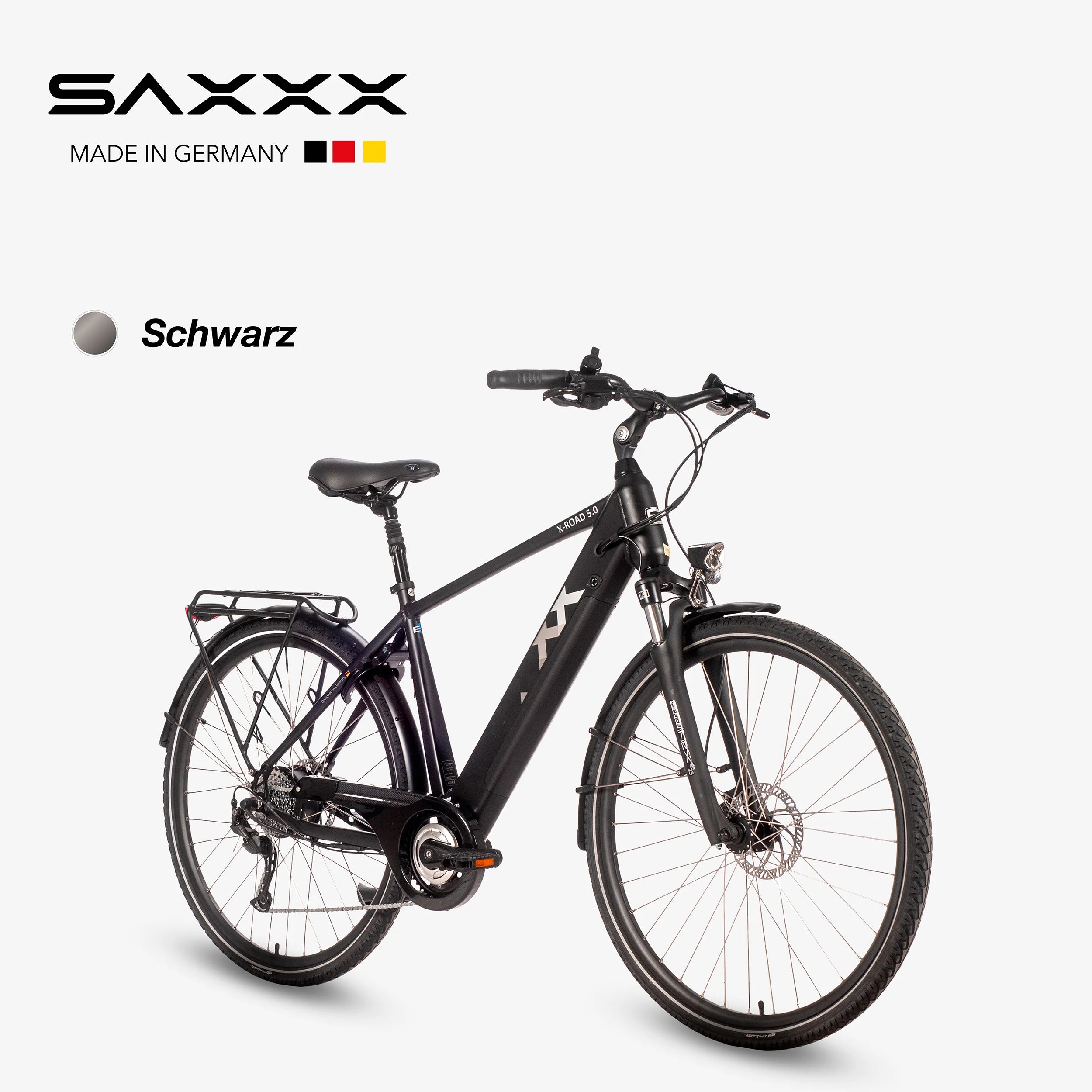 SAXXX E-BIKE X-Road 5.0 Trekkingbike Gebraucht | 9 Gang Shimano