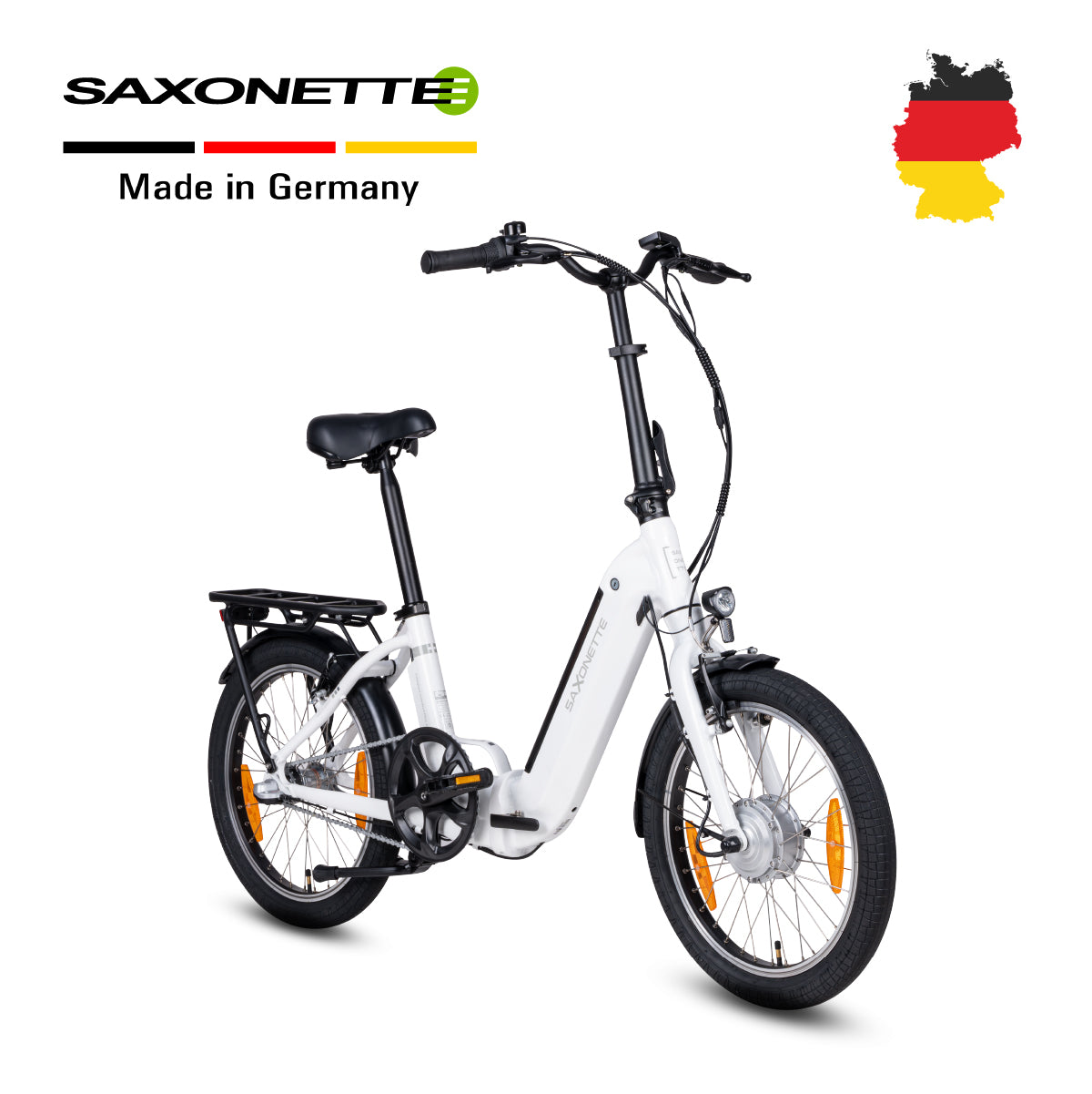 mckenzie e bike klapprad SAXONETTE Compact Comfort Plus 2.0 Gebraucht E-Faltrad hydraulic Dom Pérignon - Wie Inhalt:6 x 400 g
