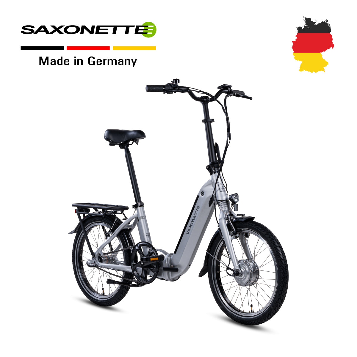 pedelec klapprad gebraucht SAXONETTE Compact Comfort Plus 2.0 Gebraucht E-Faltrad