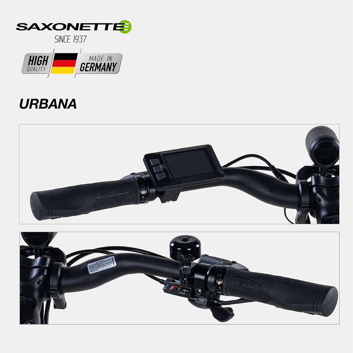 saxonette e-bike display SAXONETTE Urbana Plus Damen E-Bike